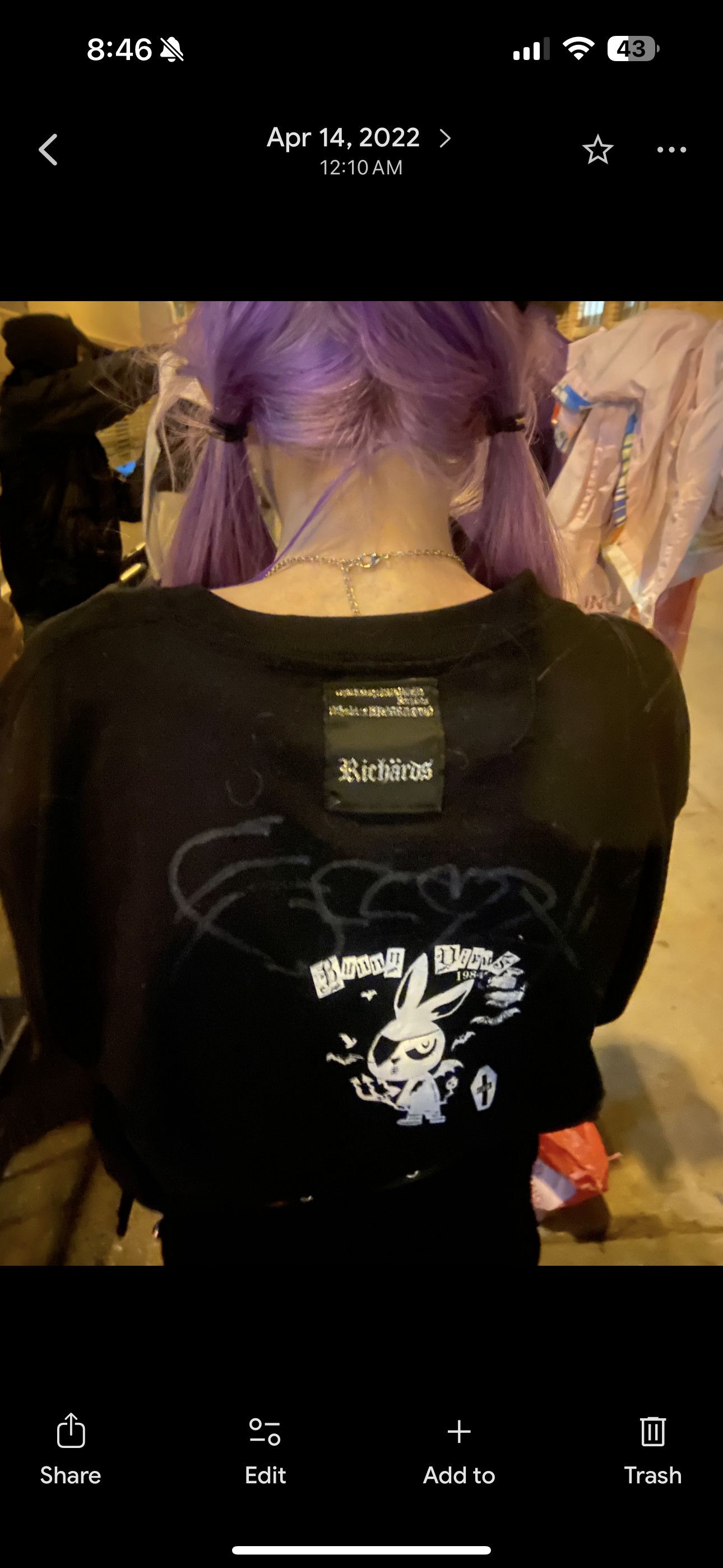 Mari's Rock Maris Rock Fuckin Rock Love&Peace tshirt signed by Ecco2k Size US XL / EU 56 / 4 - 3 Thumbnail