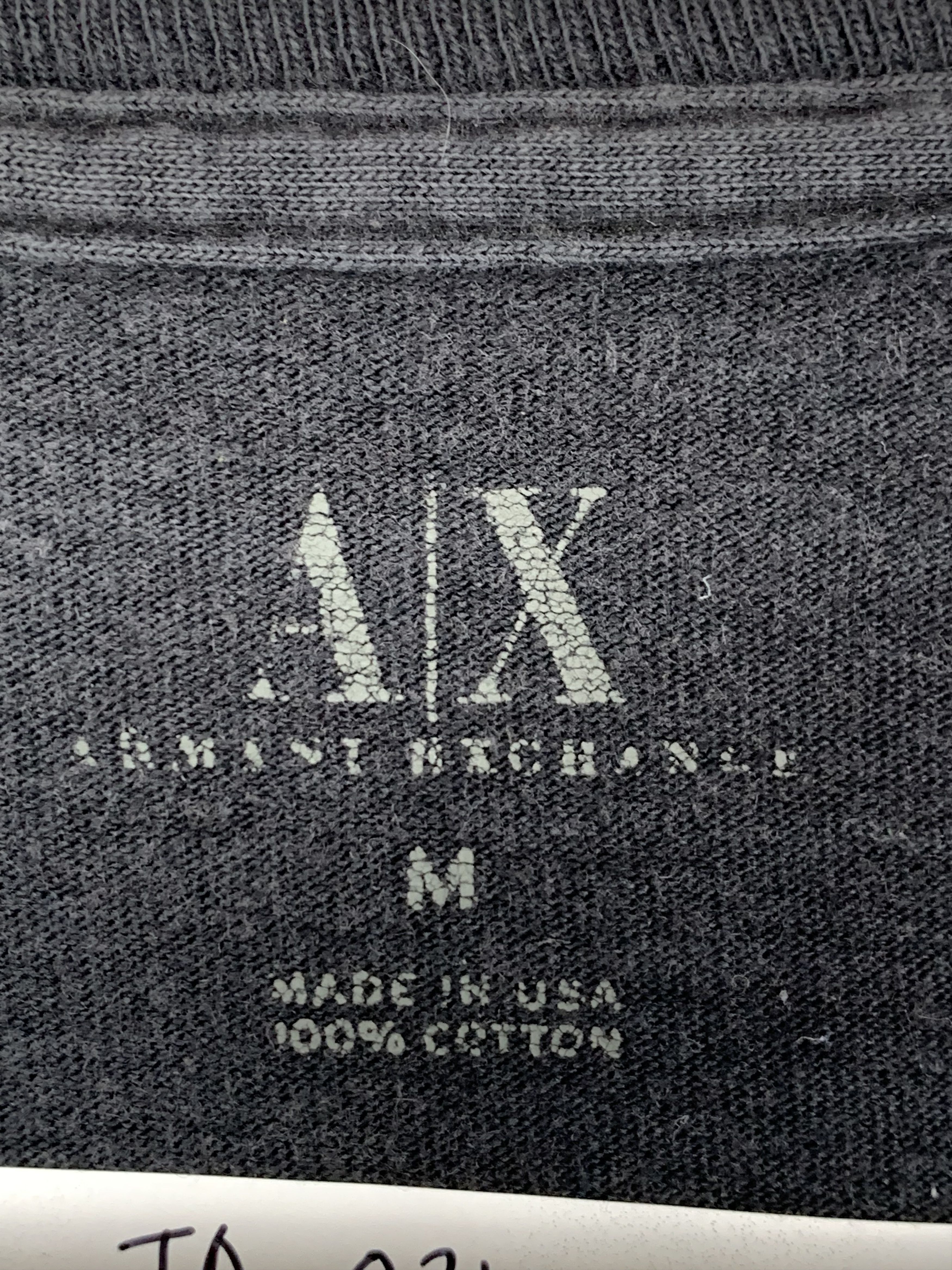 Armani Exchange × Vintage Armani Exchange Spellout Big Logo Tee TA0312 Size US M / EU 48-50 / 2 - 5 Thumbnail