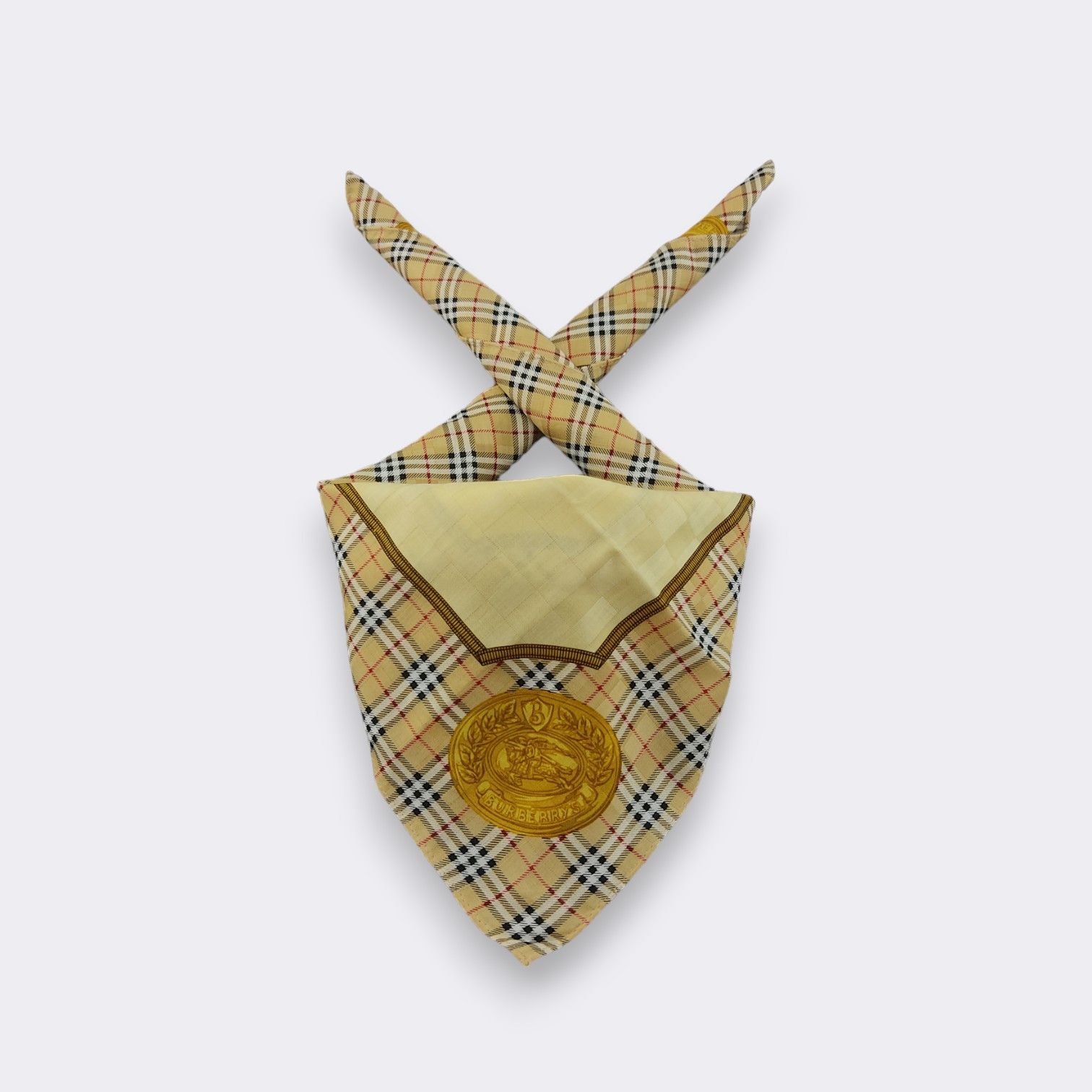 Burberry Vintage Burberry Handkerchief Neckerchief Bandana H141D Size ONE SIZE - 1 Thumbnail