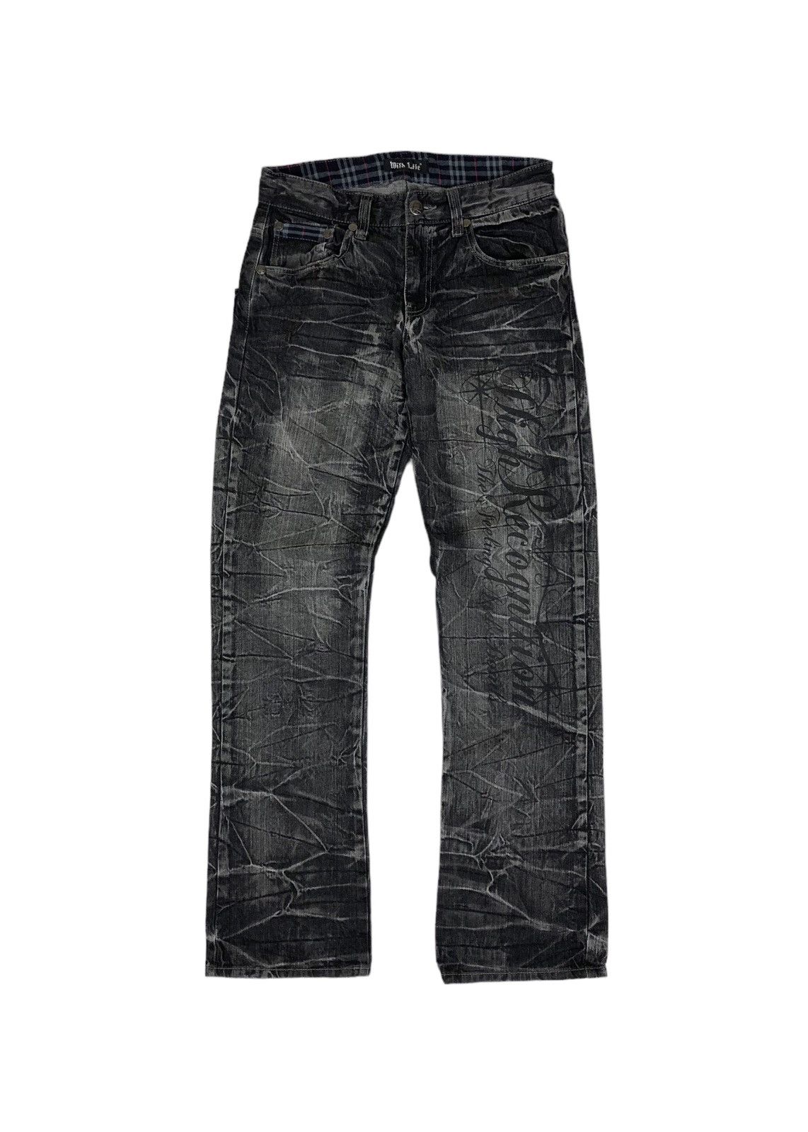 Japanese Brand Japan Brand Wild Life Bleach Stone Wash Poem Denim Jeans Size US 30 / EU 46 - 1 Thumbnail