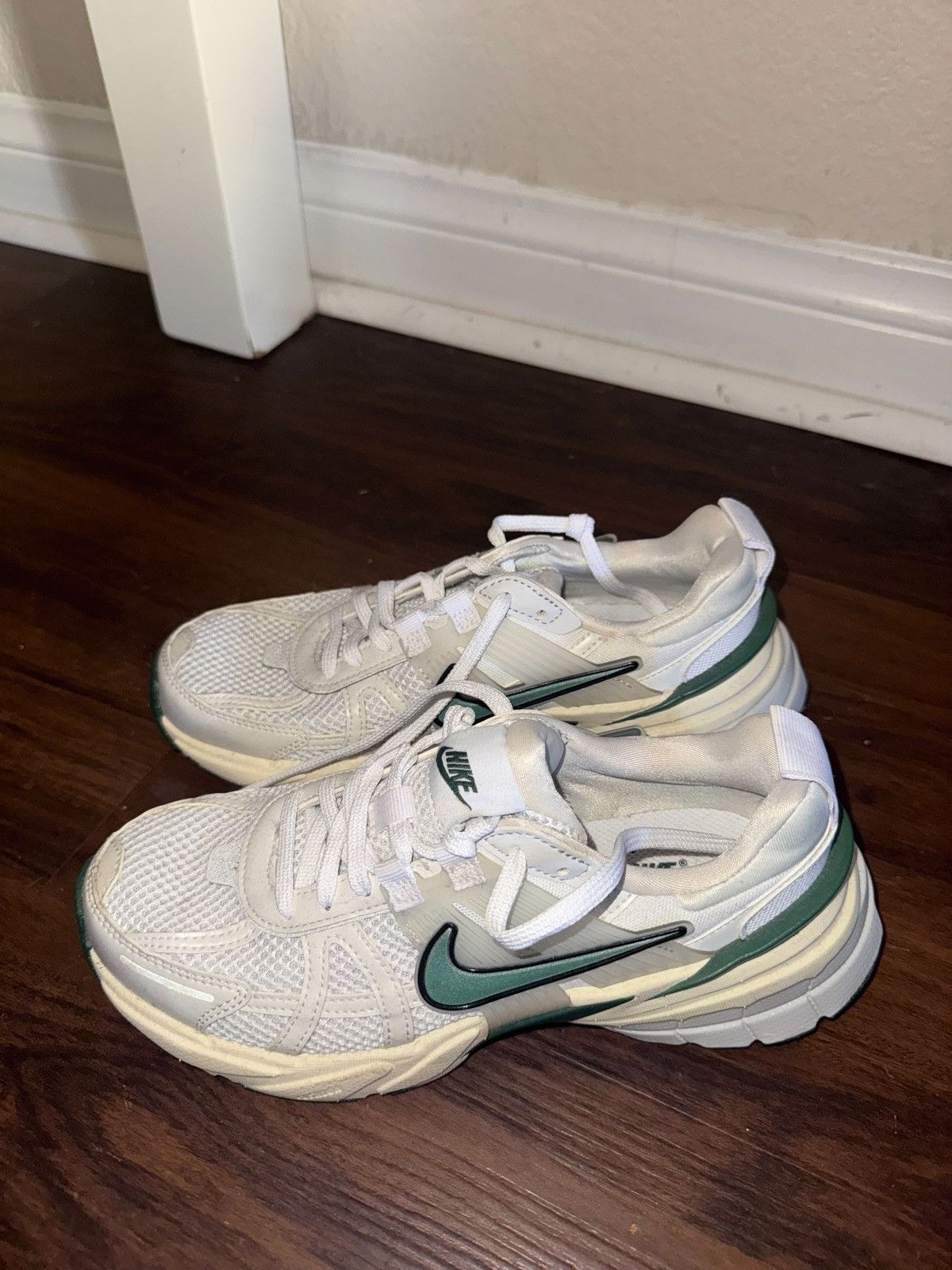 Nike Nike Runtekk “White and Green” Size US 6 / IT 36 - 6 Thumbnail