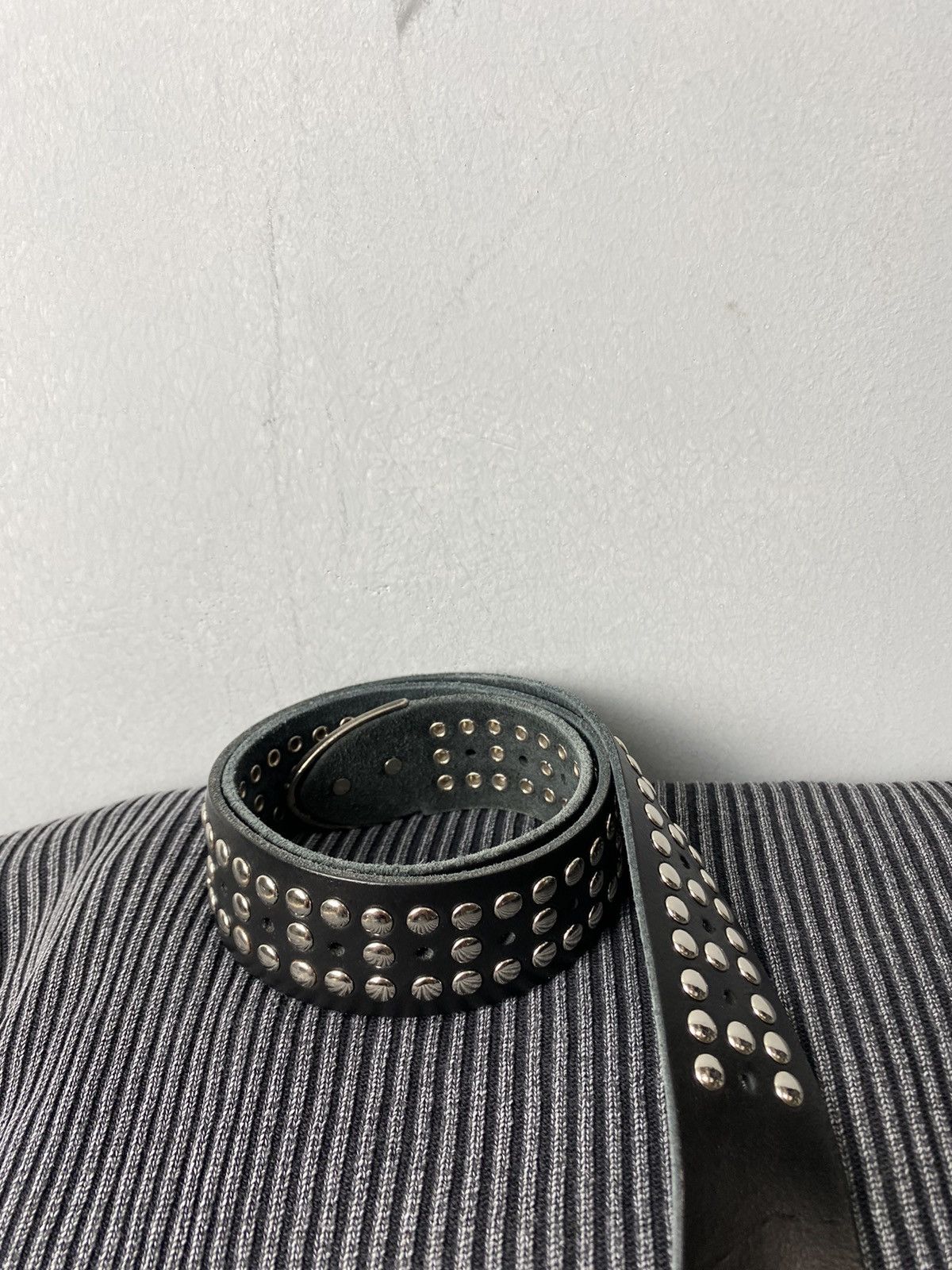 Cowboy Equipment Vintage Metal Leather Belt Cowboy Style Holland Made Size ONE SIZE - 3 Thumbnail