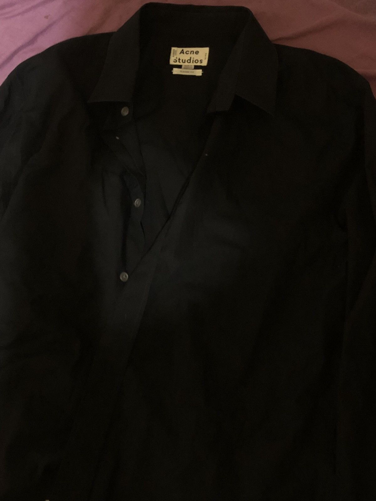 Acne Studios Black Acne Studios Shirt Size US L / EU 52-54 / 3 - 9 Thumbnail