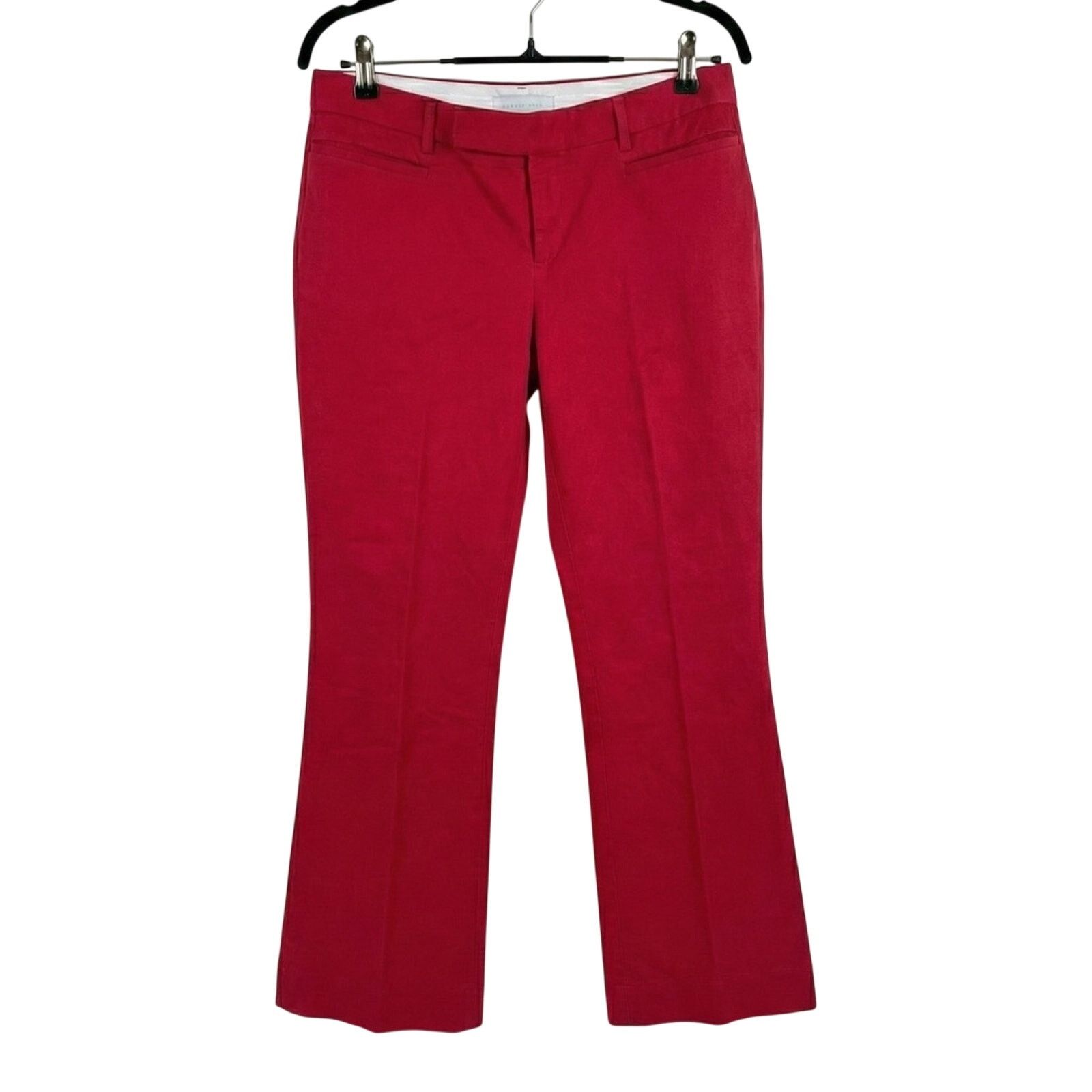 Gap Gap Modern Straight Pants Size 8 Bright Red Stretch Lux Size 30" / US 8 / IT 44 - 1 Thumbnail