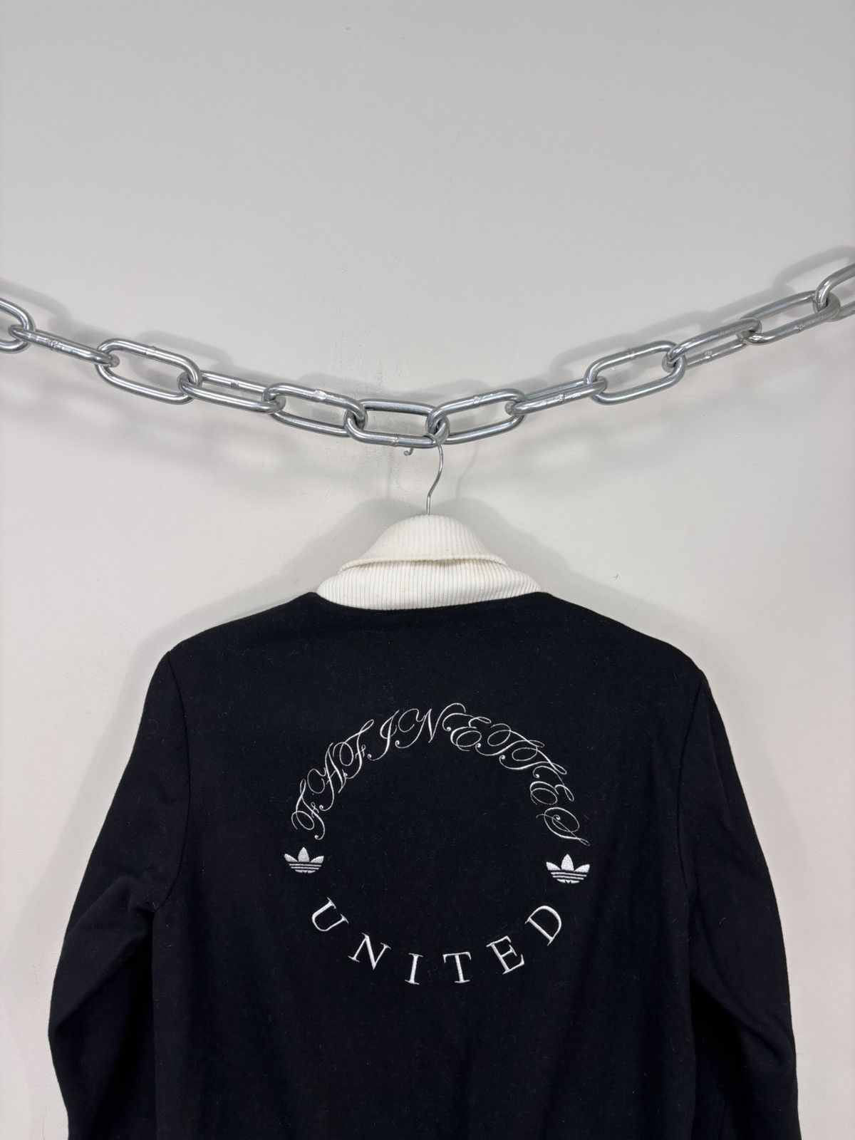 Adidas X Fafi 2009 Women’s Y2K Black Wool Varsity Jacket