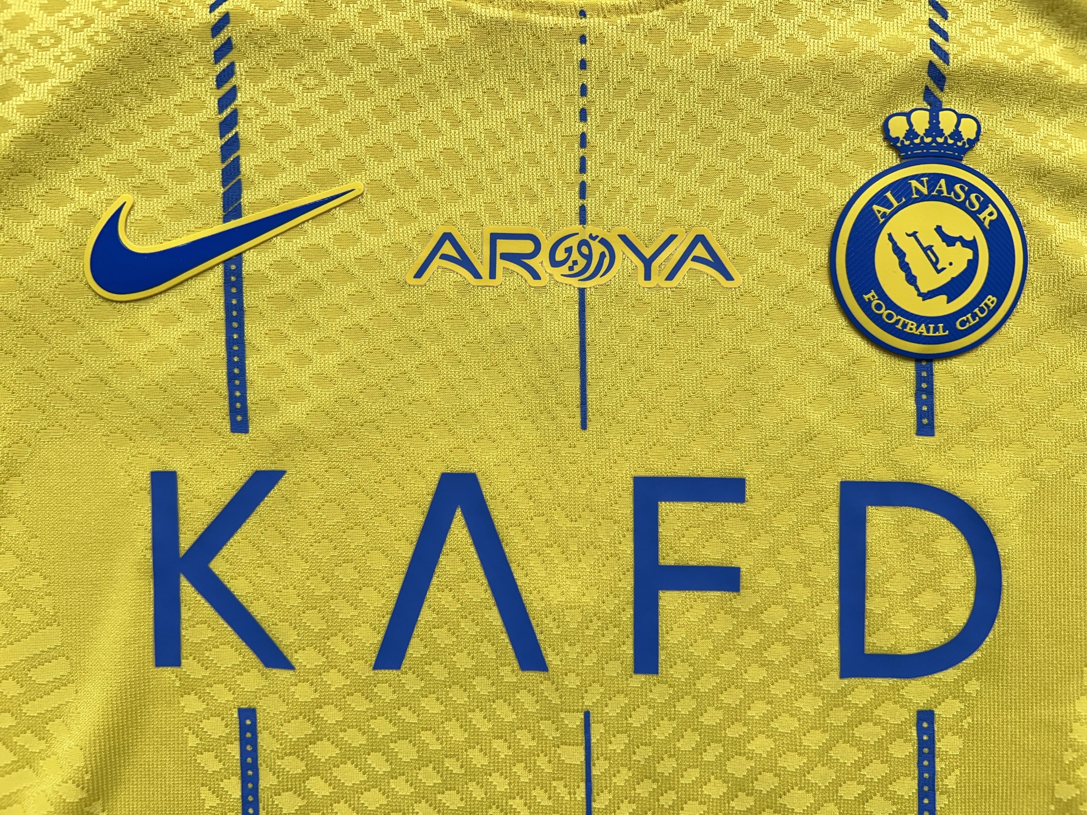 Nike Mens Al Nassr #7 RONALDO Cristiano Dri Fit ADV Shirt UAE Size US M / EU 48-50 / 2 - 3 Thumbnail