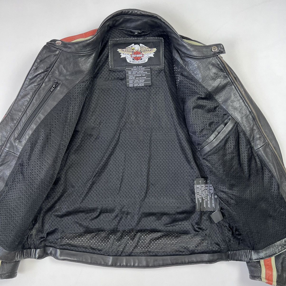 Harley Davidson × Vintage Harley Davidson motorcycle lather biker jacket Size US M / EU 48-50 / 2 - 7 Thumbnail