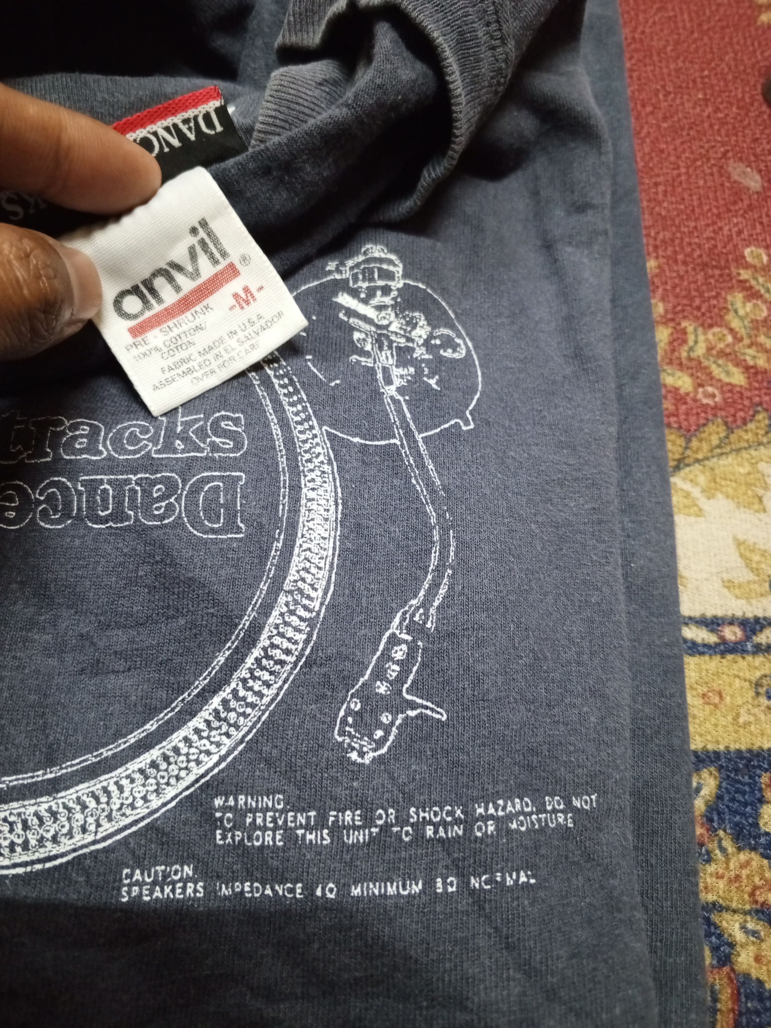Vintage 99-00s dance tracks rare photos tee Size US M / EU 48-50 / 2 - 1 Thumbnail