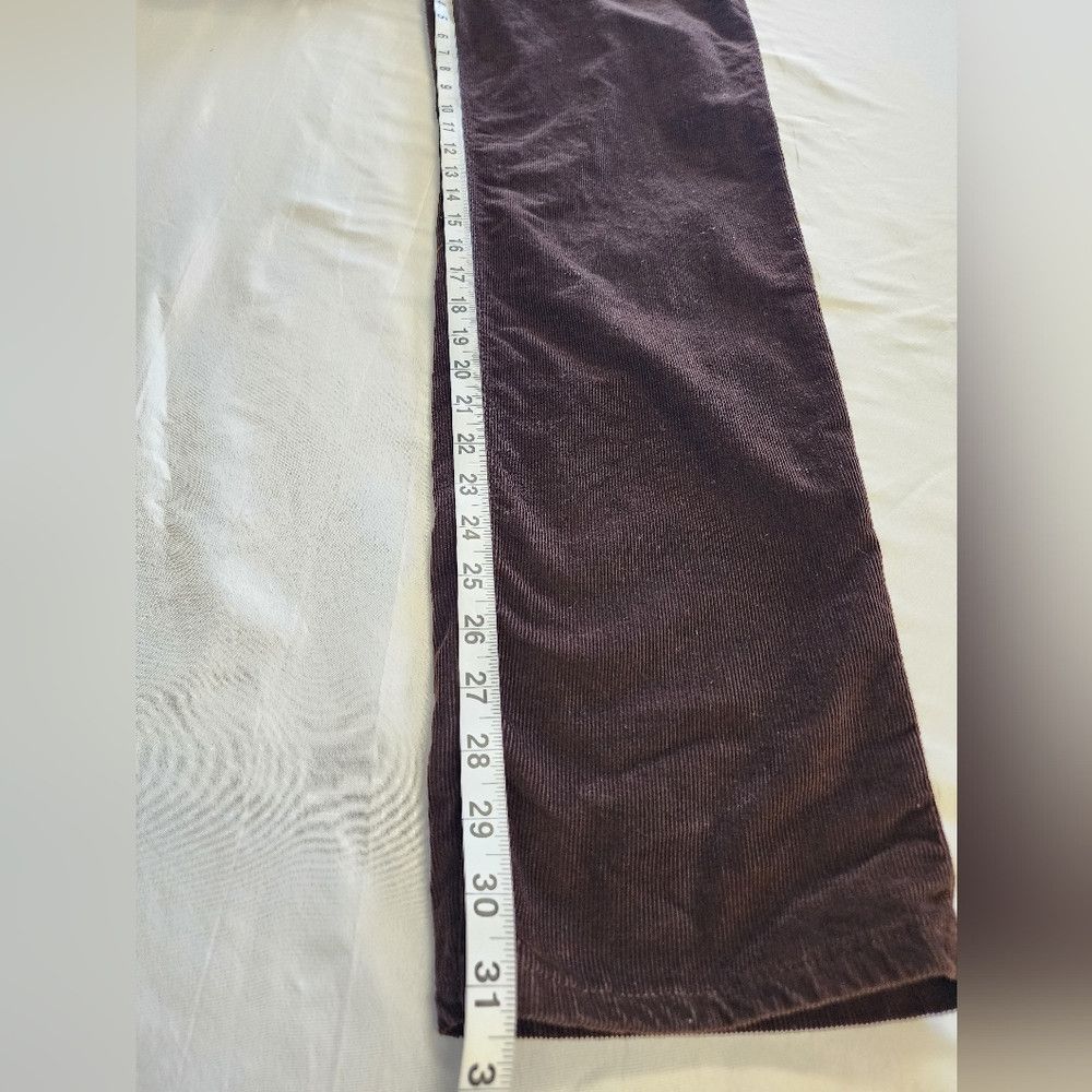Banana Republic Banana Republic Men's Chocolate Corduroy Slim Fit Traveler Size US 35 - 6 Thumbnail
