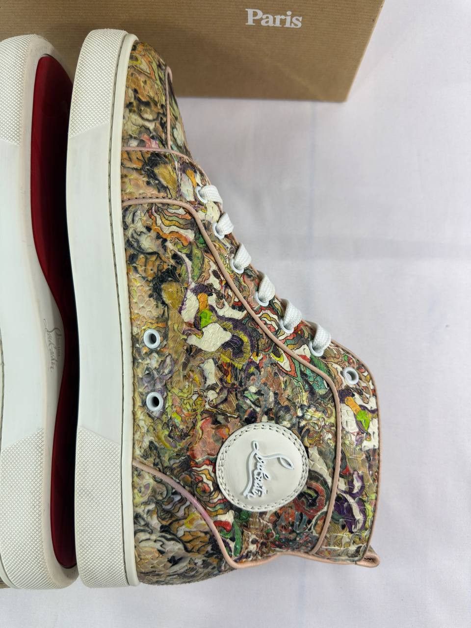 Christian Louboutin Christian Louboutin Rantus Orlato Flat Python Faience Size US 11 / EU 44 - 13 Thumbnail