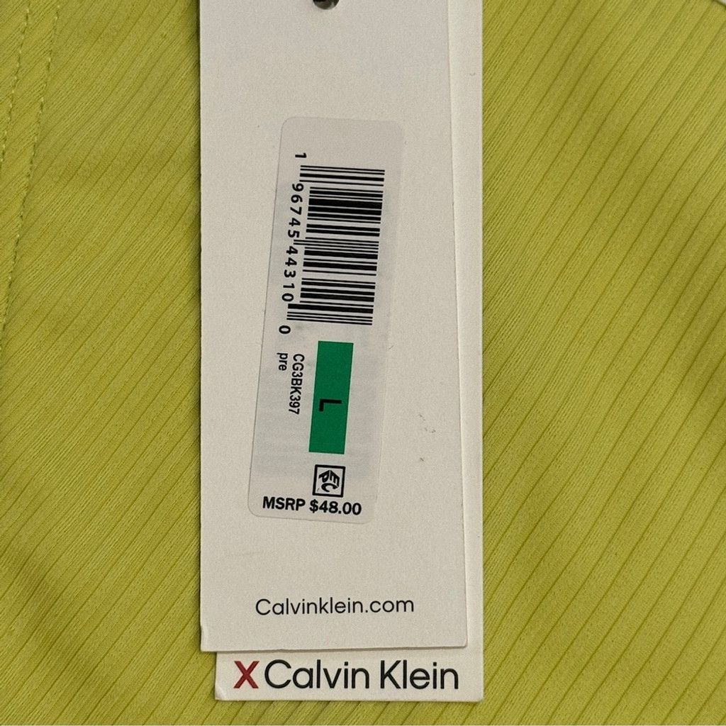 Calvin Klein Calvin Klein Silky Rib Fabric Bikini Bottom SZ L Size ONE SIZE - 4 Thumbnail