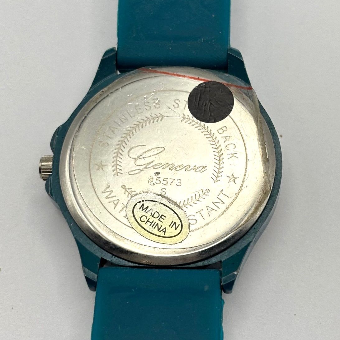 Geneva Silver & Blue Geneva Men's Watch Size ONE SIZE - 4 Thumbnail