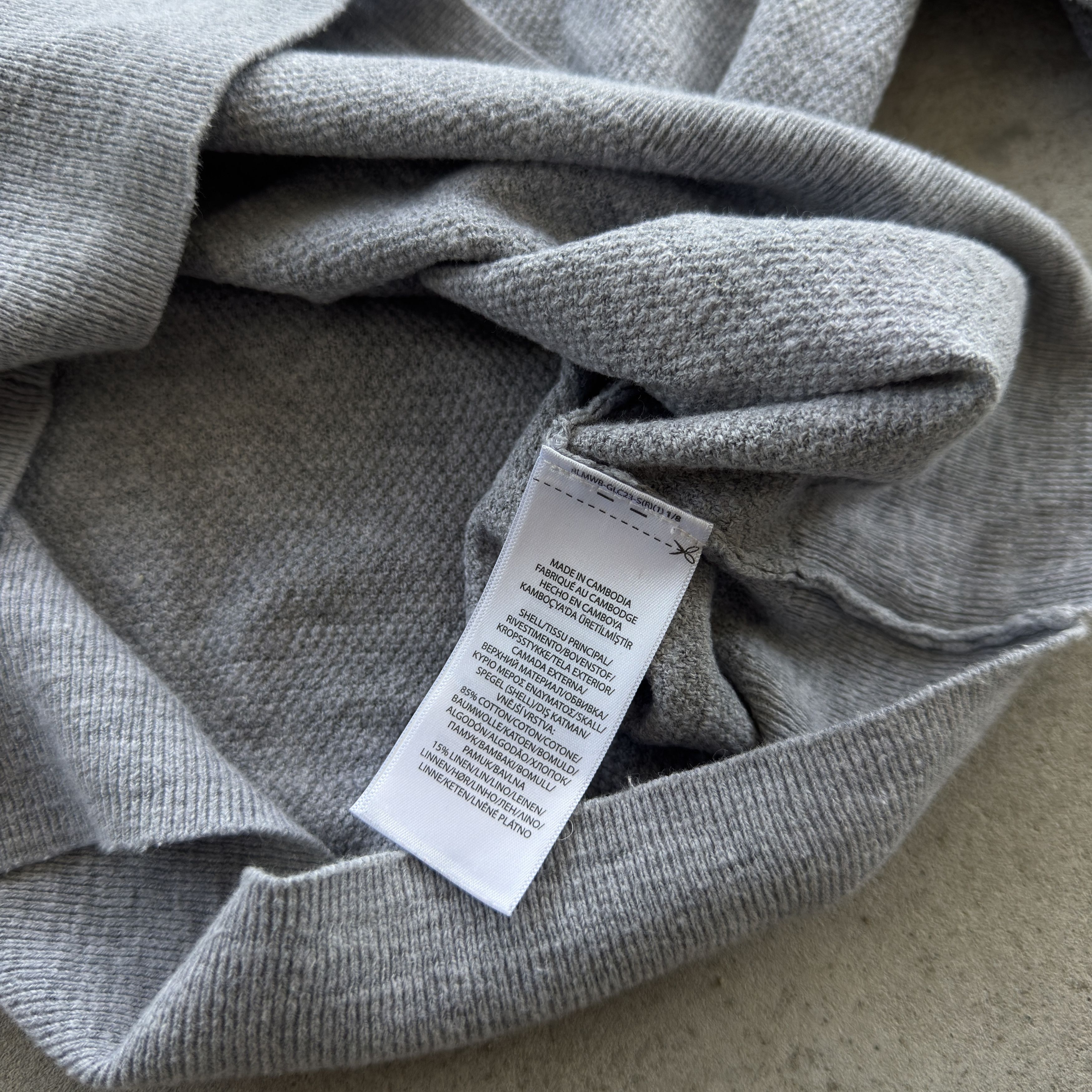 Polo Ralph Lauren Polo Ralph Lauren Grey Knit Sweater Crewneck Cotton Silk Size US M / EU 48-50 / 2 - 6 Thumbnail