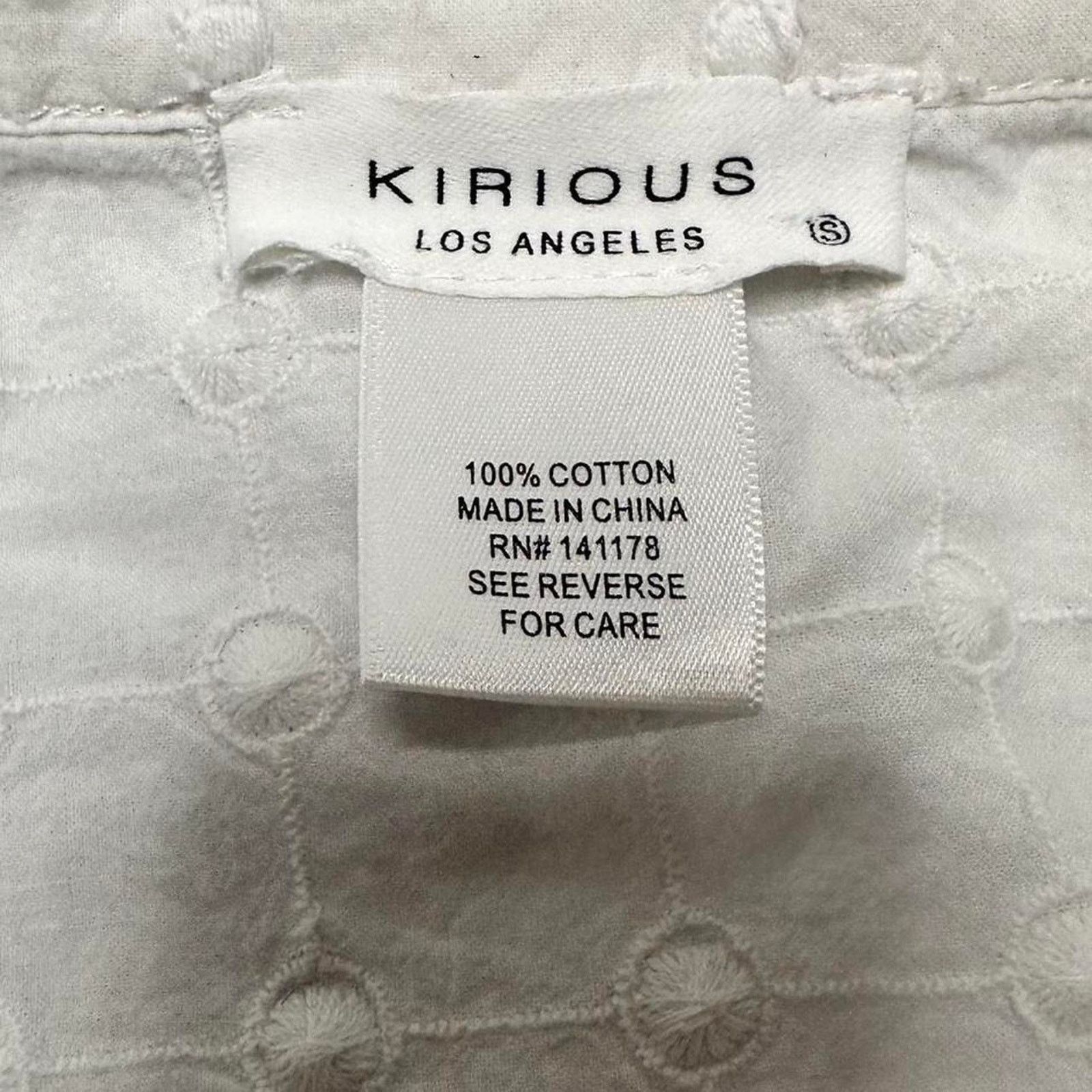 & Other Stories Kirious Los Angeles 100% Cotton Collard Top Size S / US 4 / IT 40 - 4 Thumbnail