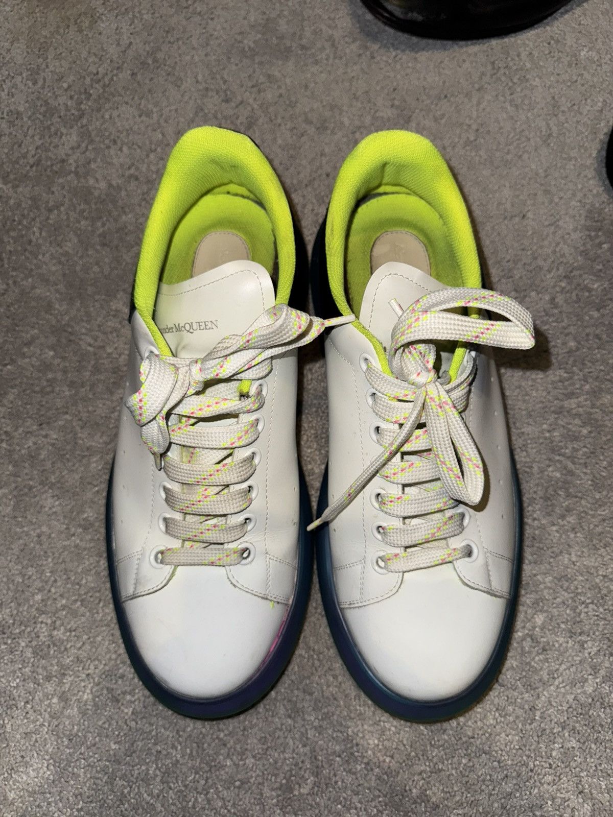 Alexander McQueen Oversized Low top multi-color Sneakers Size US 11 / EU 44 - 4 Thumbnail