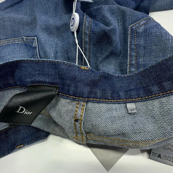 Dior Dior Dior Loose Fit Straight Leg Jeans 0079-2507 Size US 31 - 4 Thumbnail