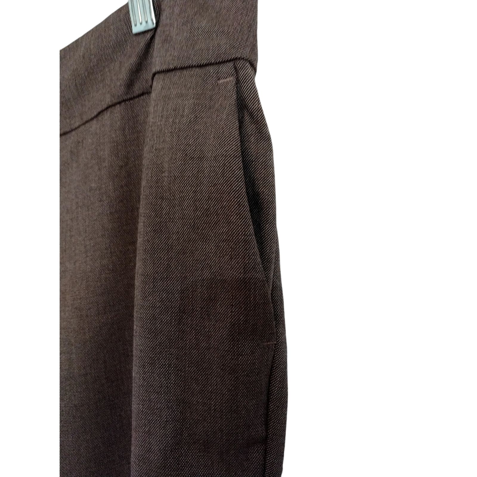 Ann Taylor Ann Taylor Womens Curvy Mid-rise Trouser Pants Brown Sz 8P Size 30" / US 8 / IT 44 - 3 Thumbnail