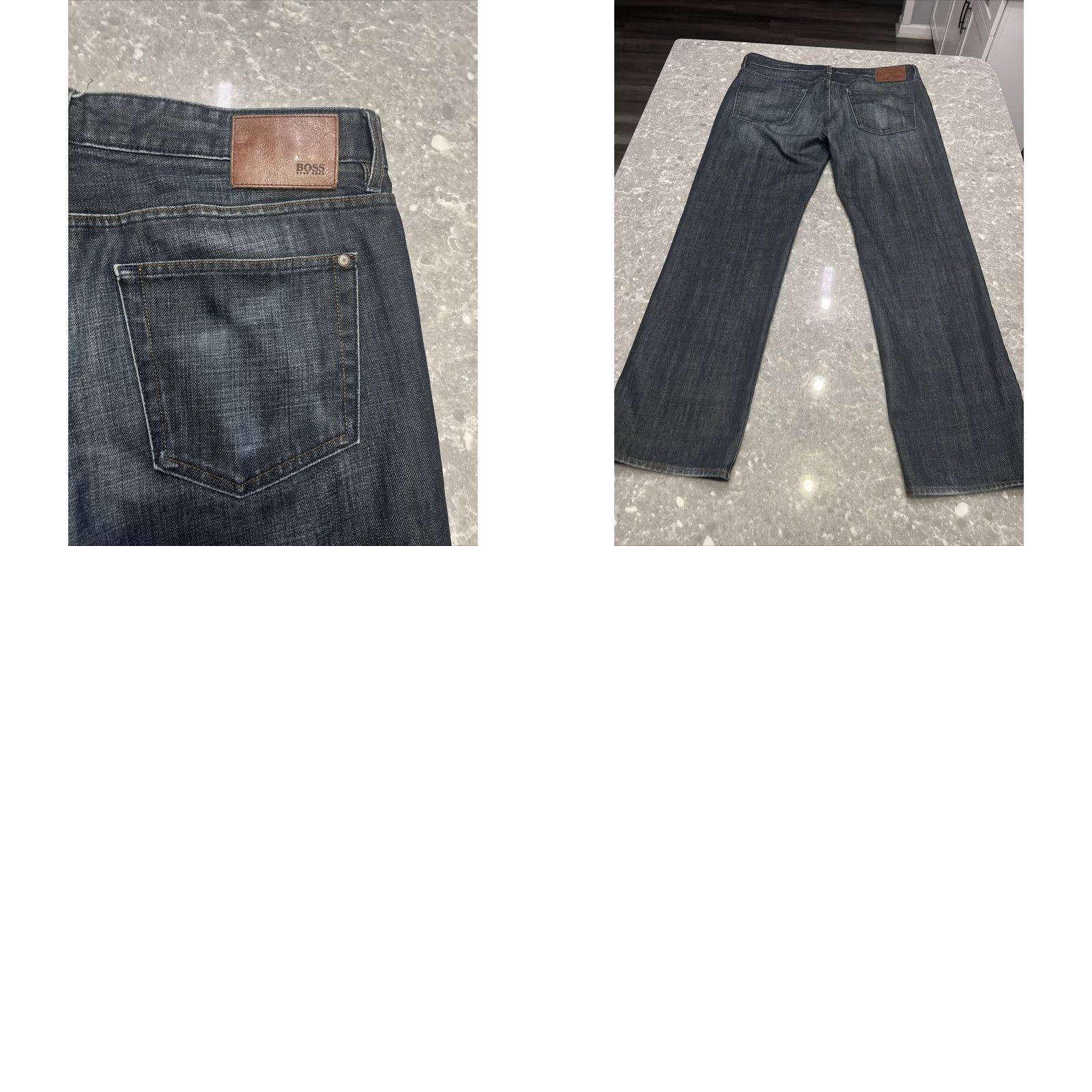 Hugo Boss HUGO BOSS Jeans Mens 38x32 Blue Kansas Zip Fly Regular Fit Size US 38 / EU 54 - 8 Thumbnail