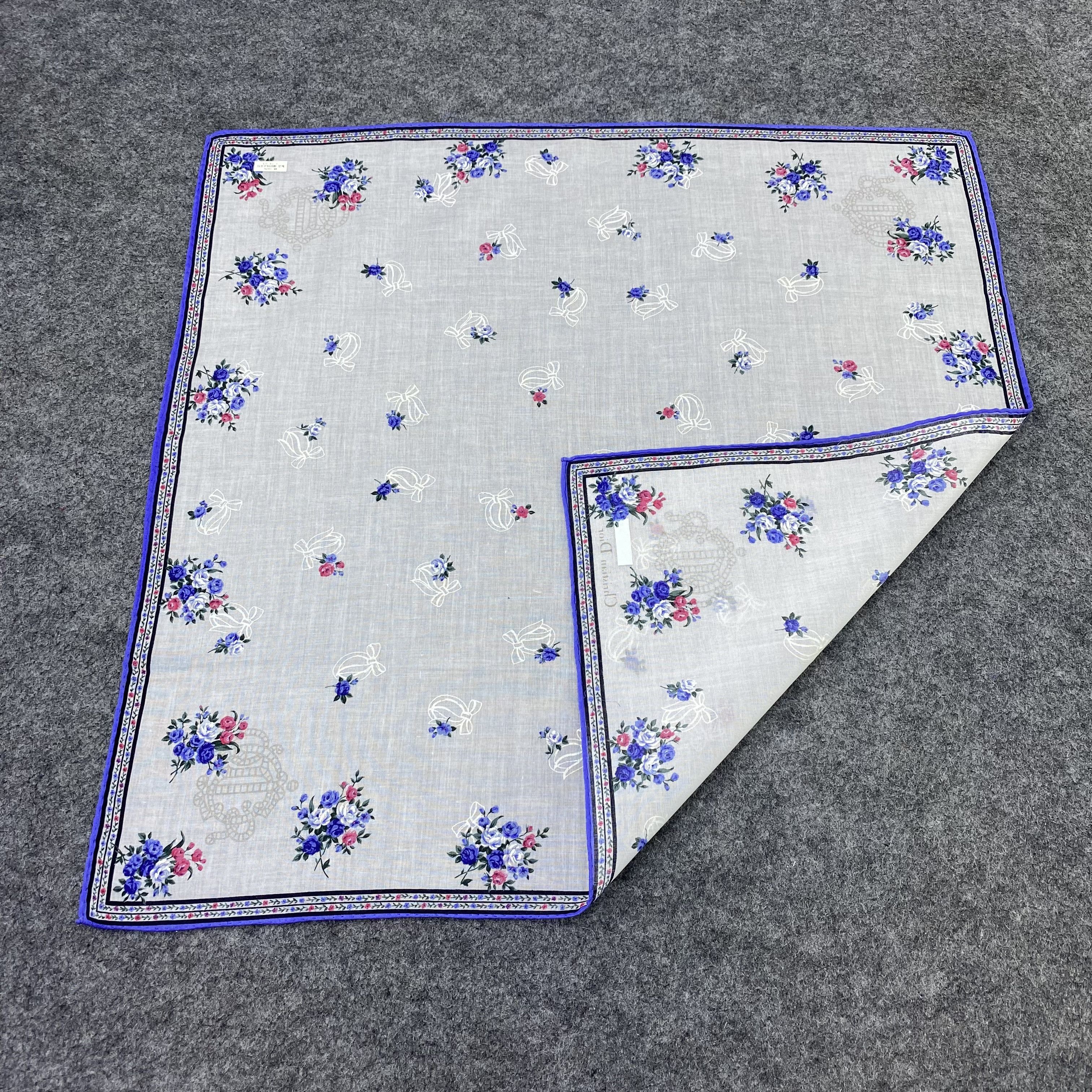 Vintage Christian Dior Handkerchief Neckerchief Bandana-B2069 Size ONE SIZE - 5 Thumbnail