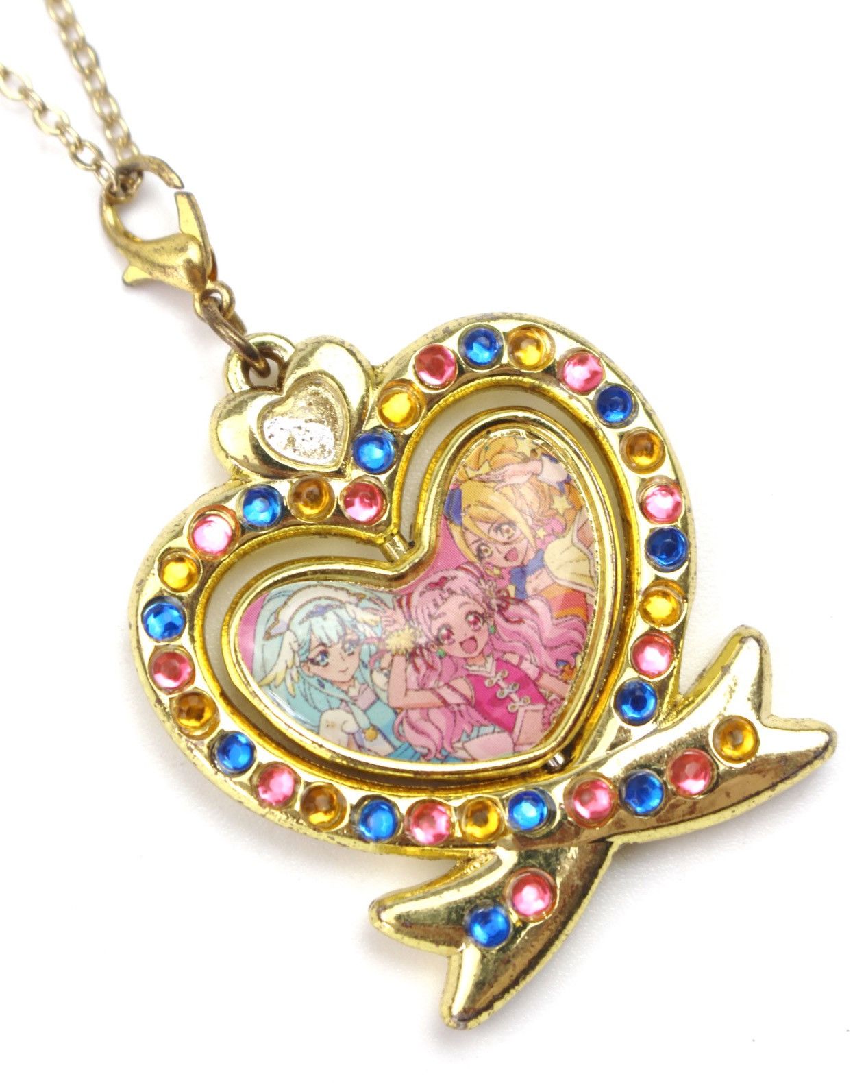 Hysteric Glamour 2018 HUGTTO PRETTY CURE CURE YELL SPINNER GOLD TONE NECKLACE Size ONE SIZE - 4 Thumbnail