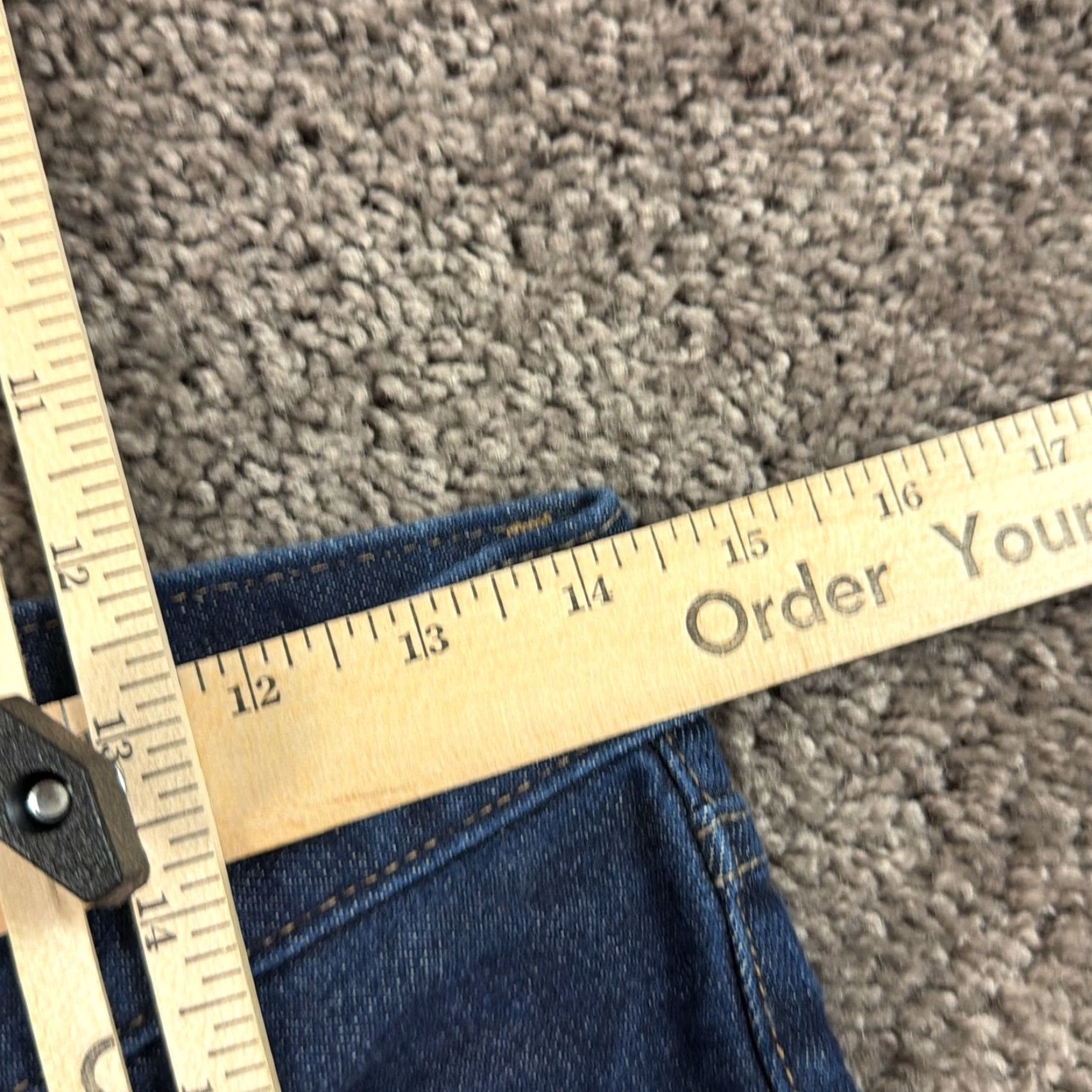 Uniqlo Uniqlo Jeans Slim Straight Stretch Dark Wash 29 Mens Regular Inseam 31 Blue Denim Kaihara Vintage No Size US 29 - 7 Thumbnail
