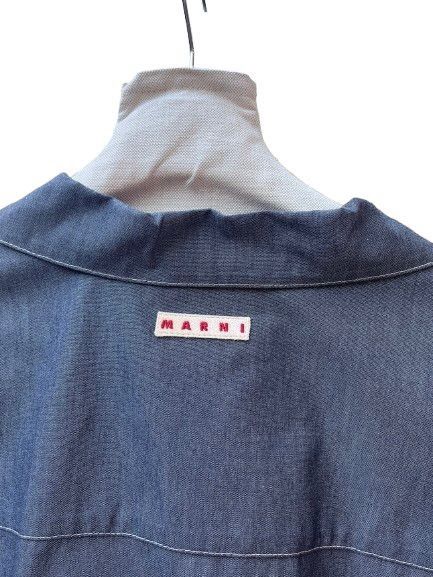 Marni o1f1d3z0326 Shirt in Blue Size US S / EU 44-46 / 1 - 3 Thumbnail