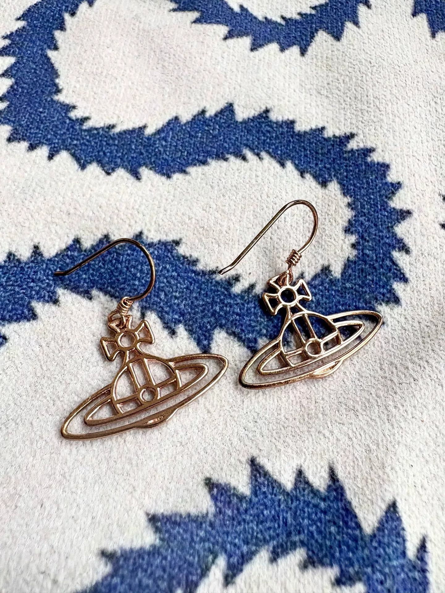 Vivienne Westwood vivienne westwood gold saturn earrings Size ONE SIZE - 1 Thumbnail