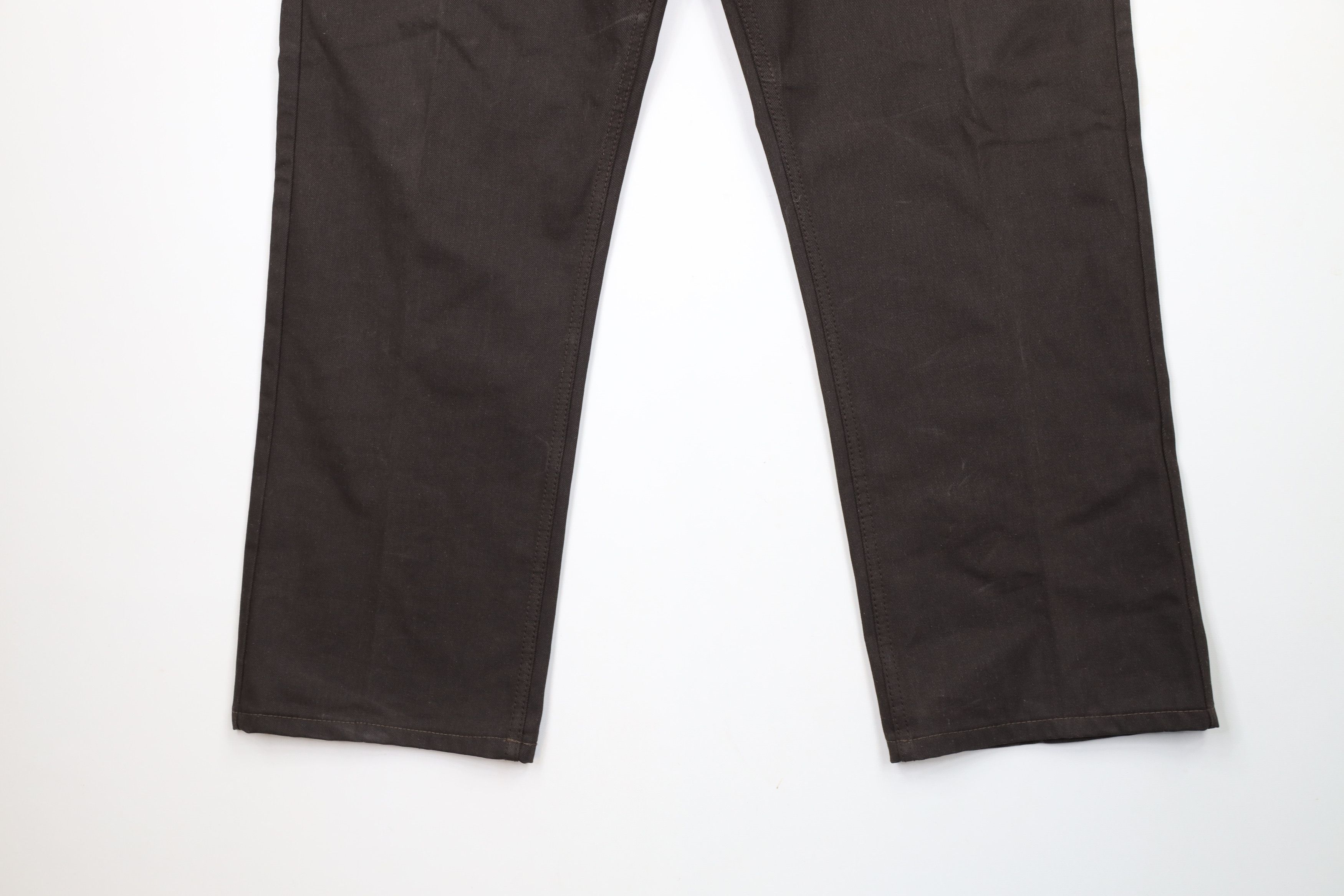 Vintage Vintage 90s Y2K Streetwear Waxed Cotton Baggy Wide Leg Jeans Size US 42 / EU 58 - 4 Thumbnail