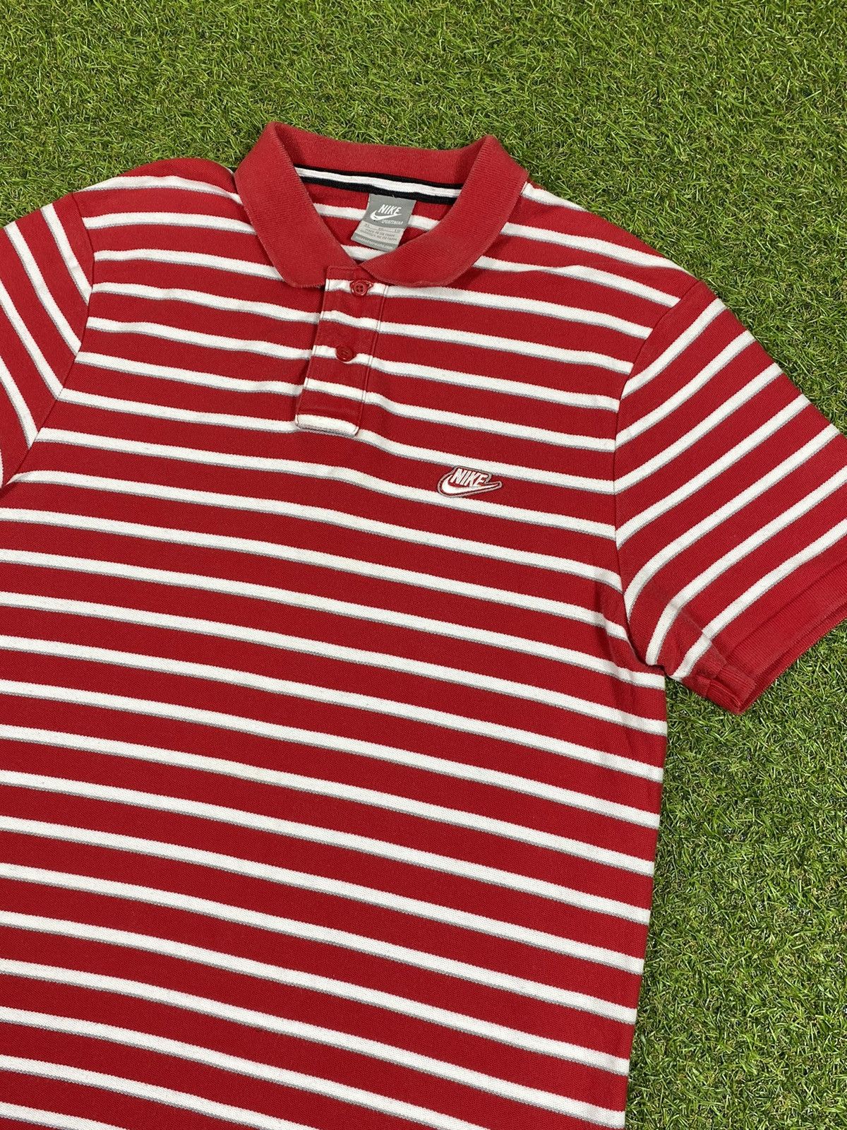 Nike Vintage 90s Nike polo streetwear small swoosh style size XL Size US XL / EU 56 / 4 - 2 Thumbnail