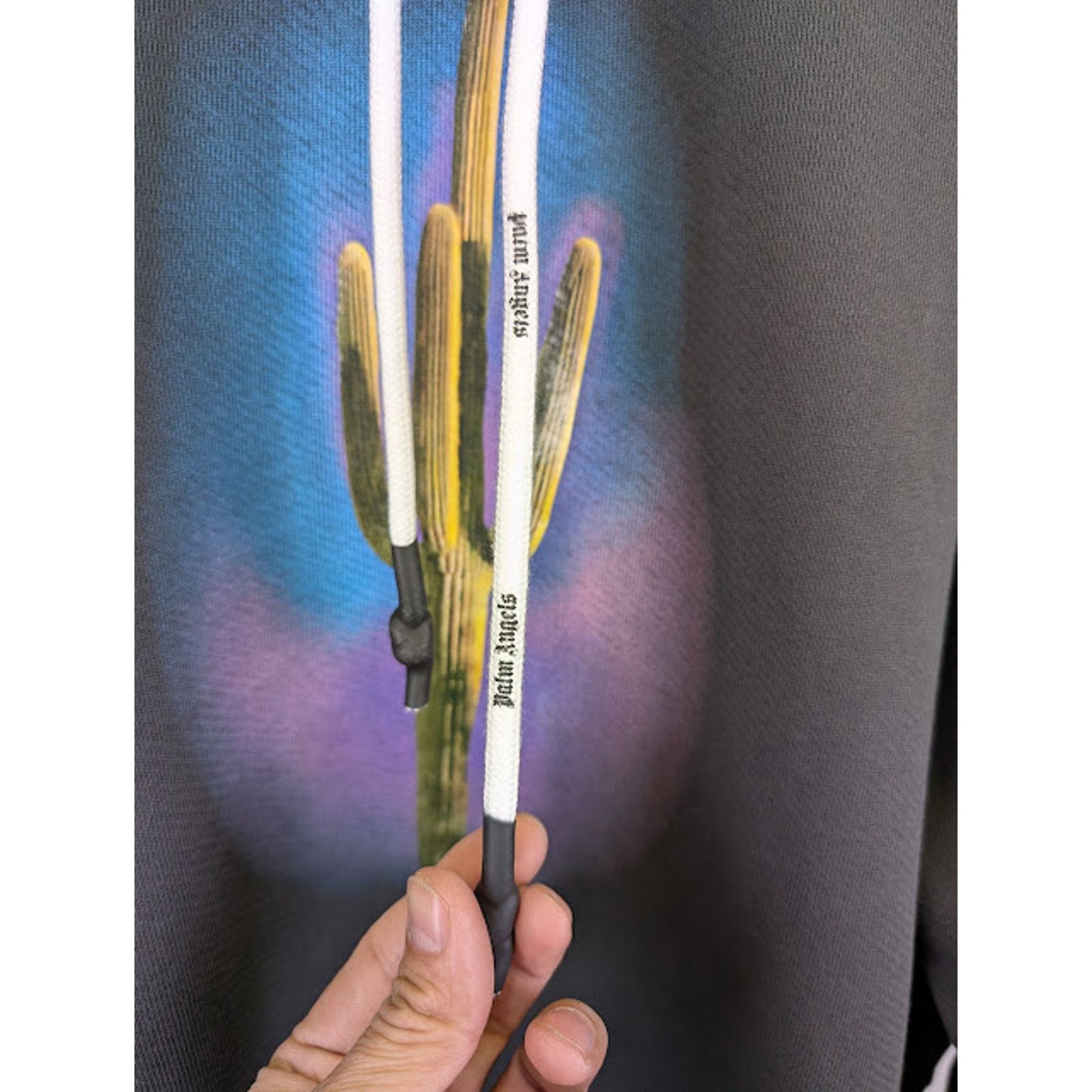 Palm Angels o1rshd1 Cactus Hoody Hoodie in Black / Green M Size US M / EU 48-50 / 2 - 5 Thumbnail