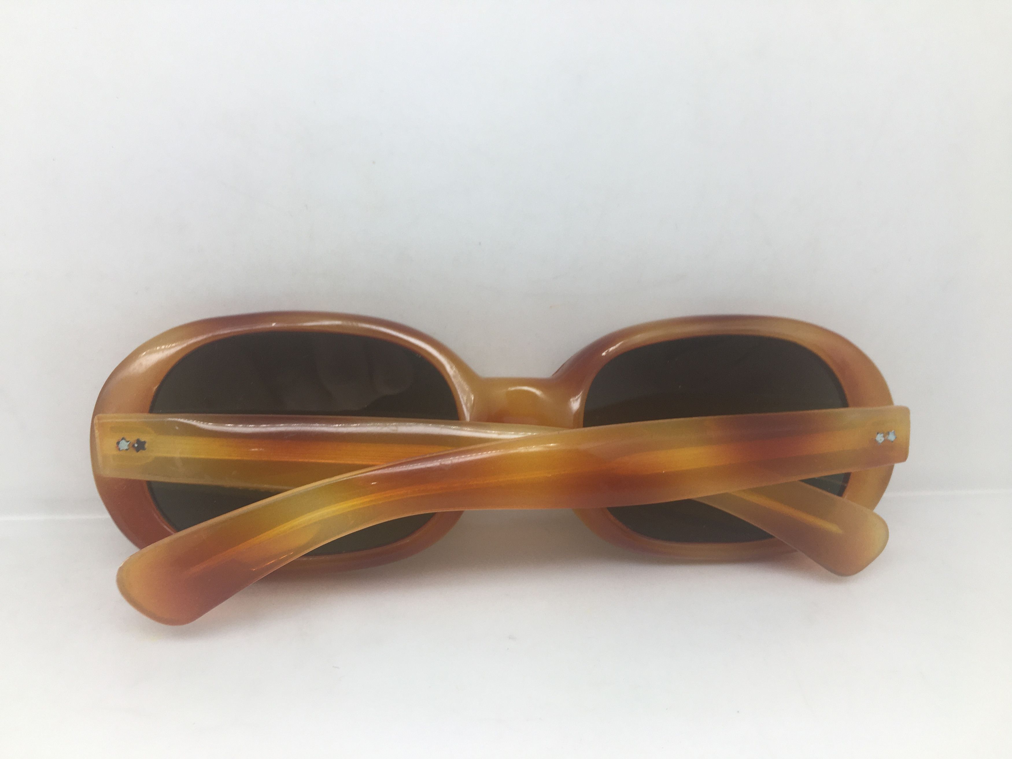 Vintage Vintage 70s Handmade Acetate Sunglasses Frame Italy Size ONE SIZE - 8 Thumbnail