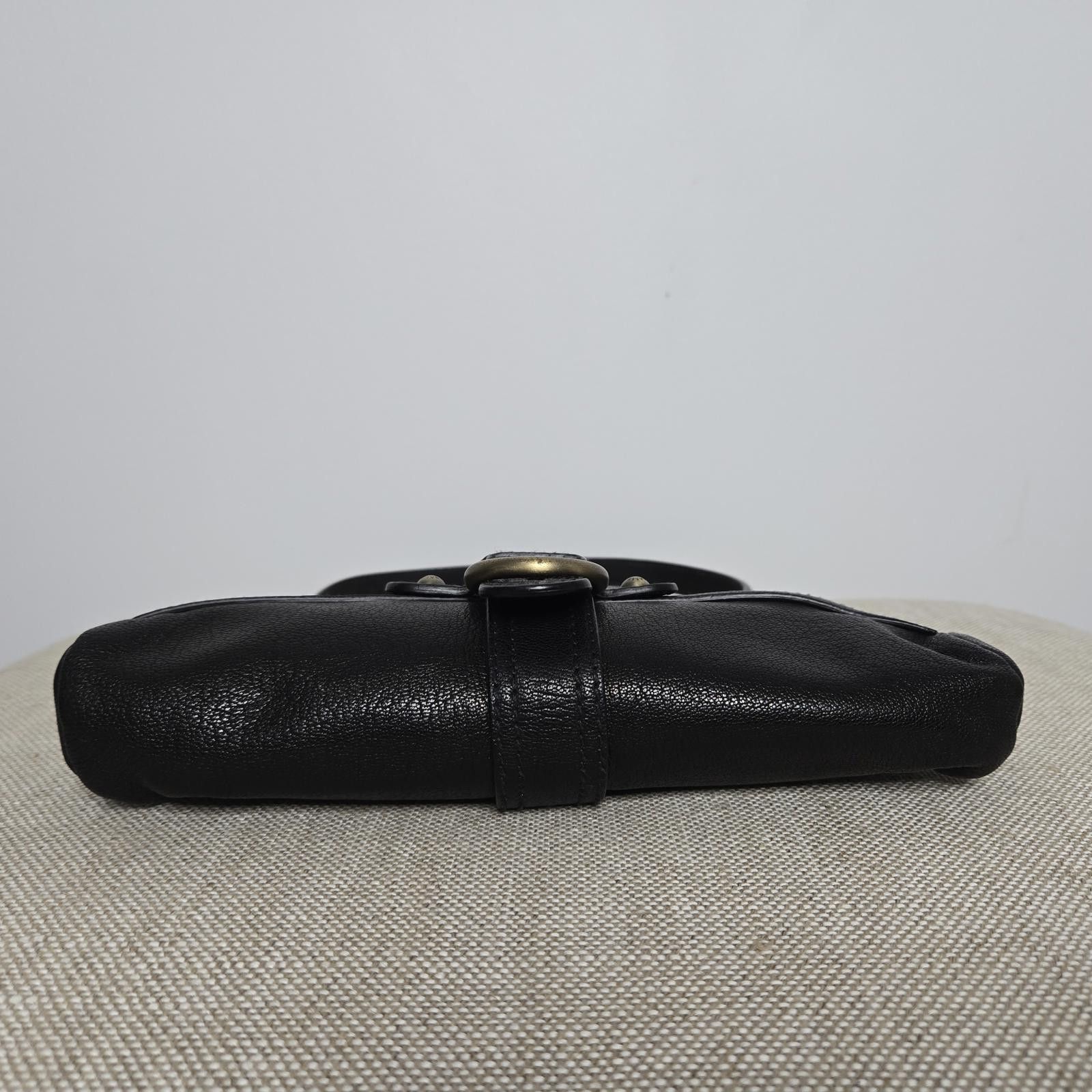 Bally Vintage Bally Purse Black Leather Shoulder Bag Size ONE SIZE - 11 Thumbnail