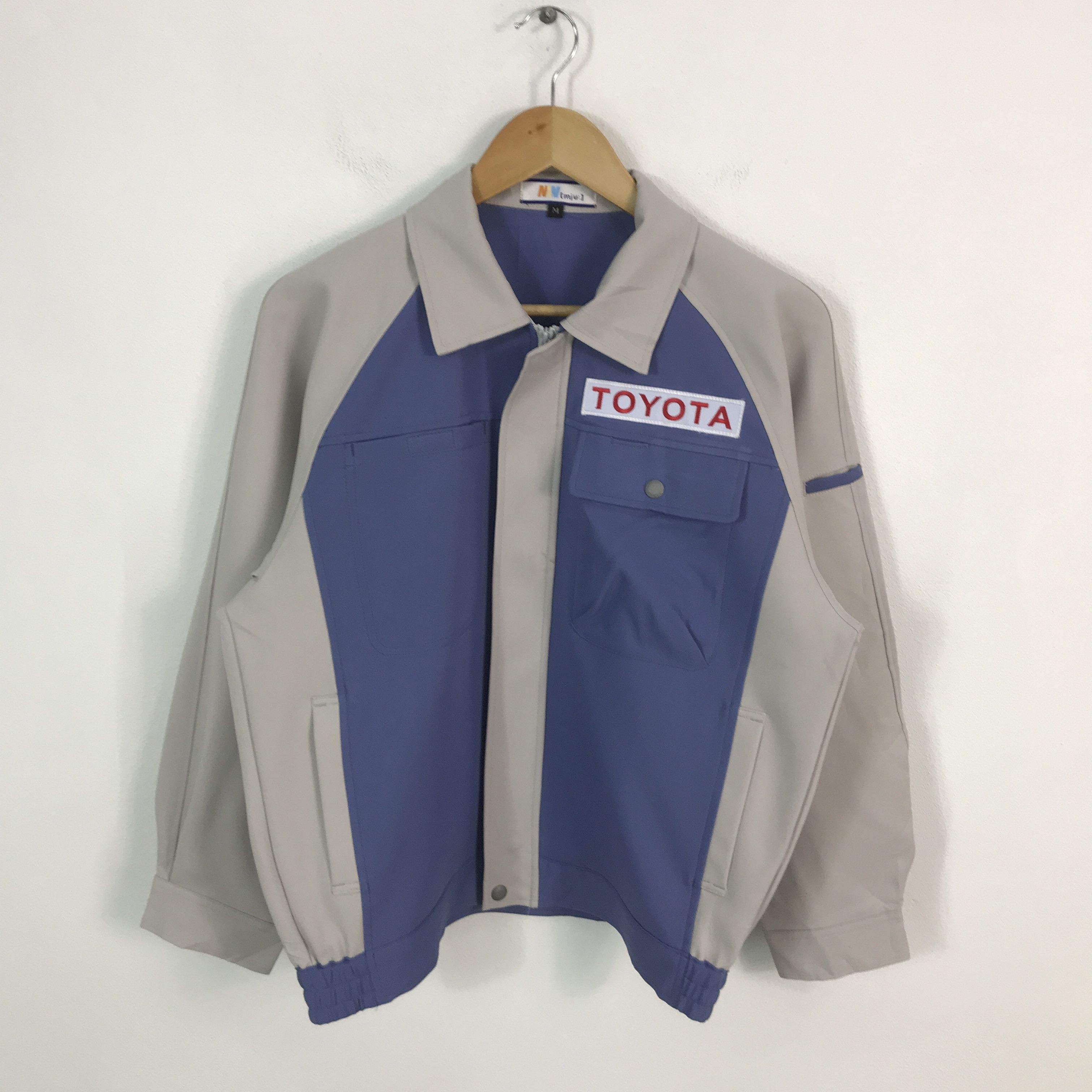 Japanese Brand × Sports Specialties Vtg Toyota work uniform custom jacket Size US L / EU 52-54 / 3 - 1 Thumbnail
