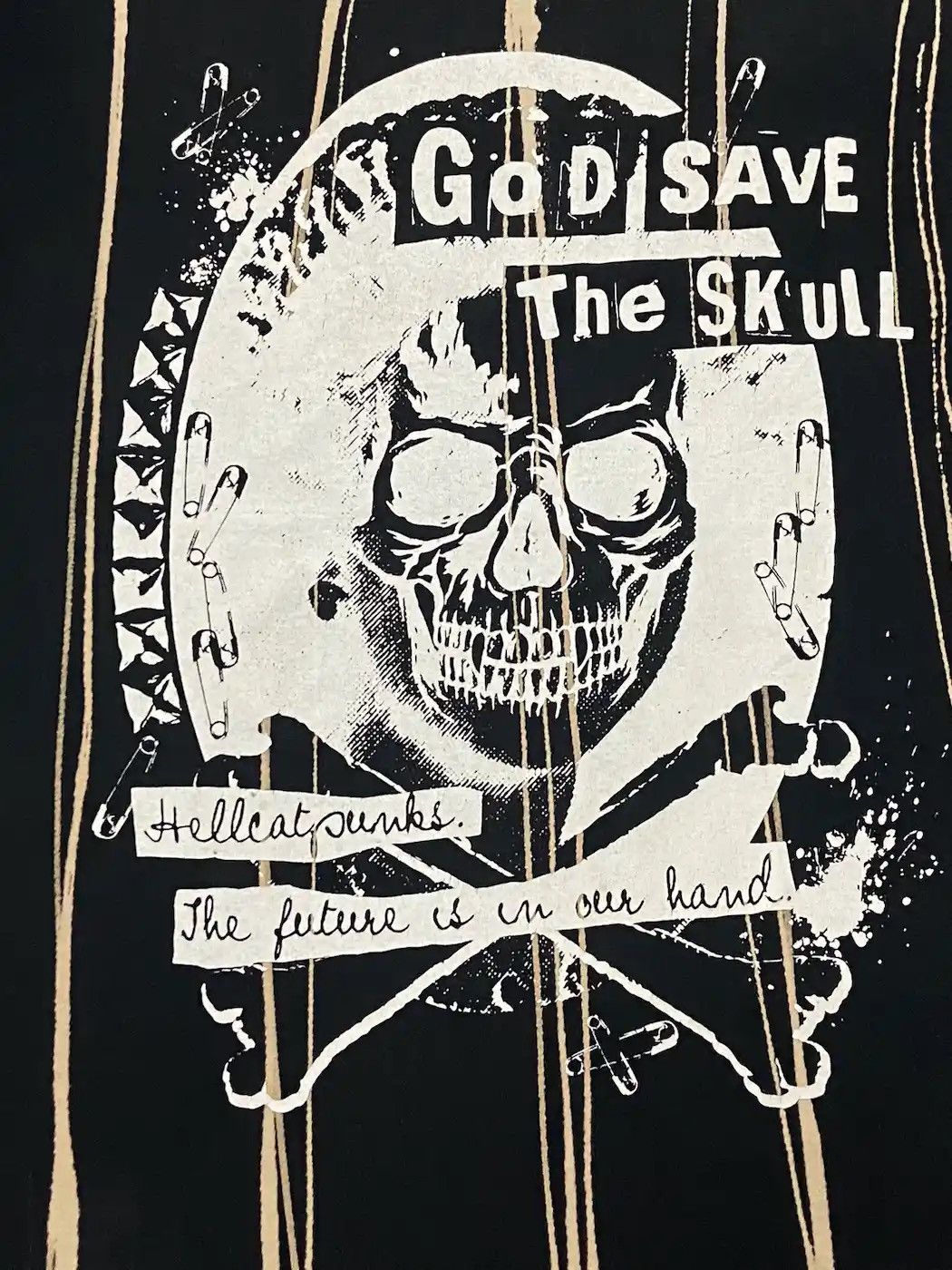 Affliction × If Six Was Nine × Le Grande Bleu (L.G.B.) Vintage Hell Cat Punks God Save The Skull Tee Size US L / EU 52-54 / 3 - 5 Thumbnail