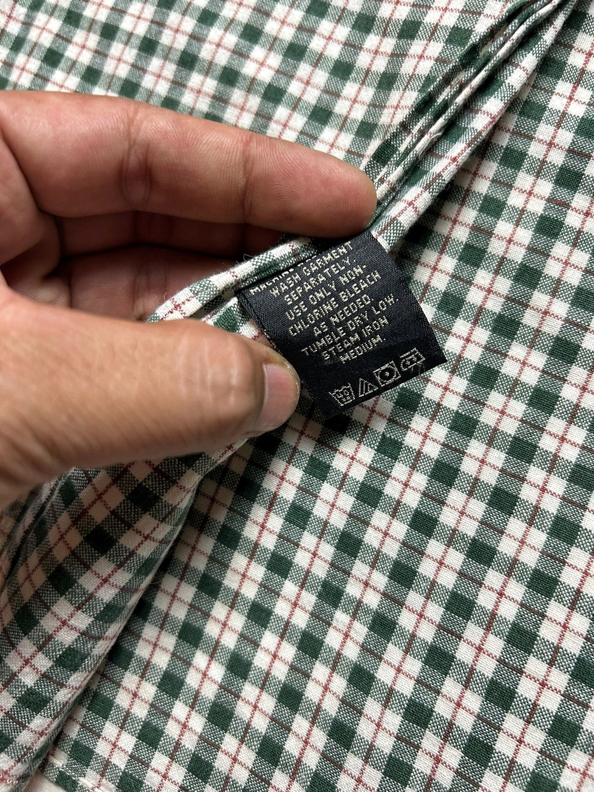 RRL Ralph Lauren Vintage RRL Double RL Mens Plaid Flannel Short Sleeve Size US XL / EU 56 / 4 - 8 Thumbnail