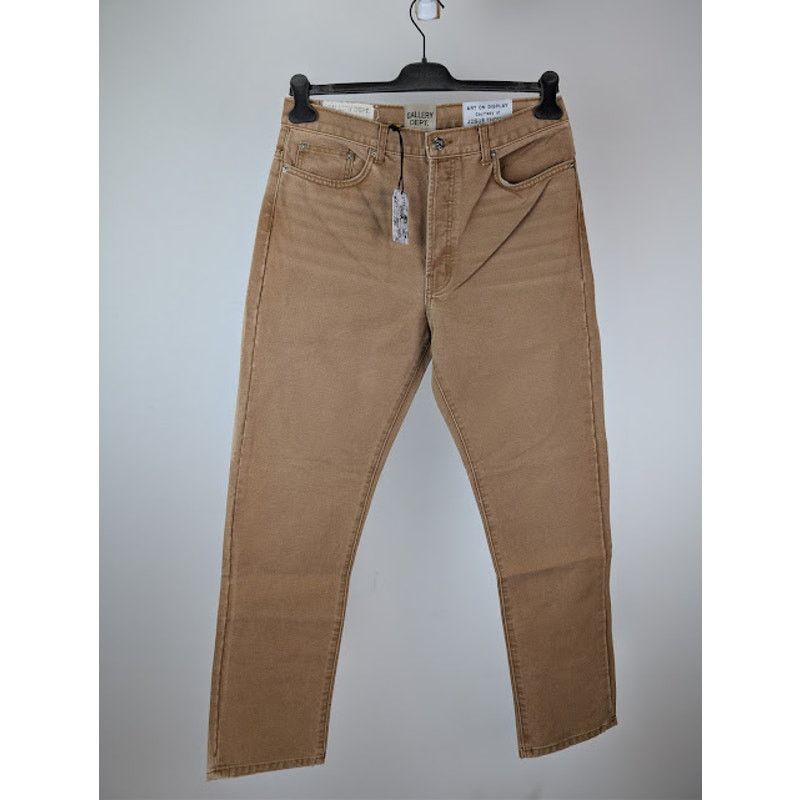 Gallery Dept. o1rshd1 5-Pocket Slim Denim Jeans in Tan Size US 32 / EU 48 - 9 Thumbnail