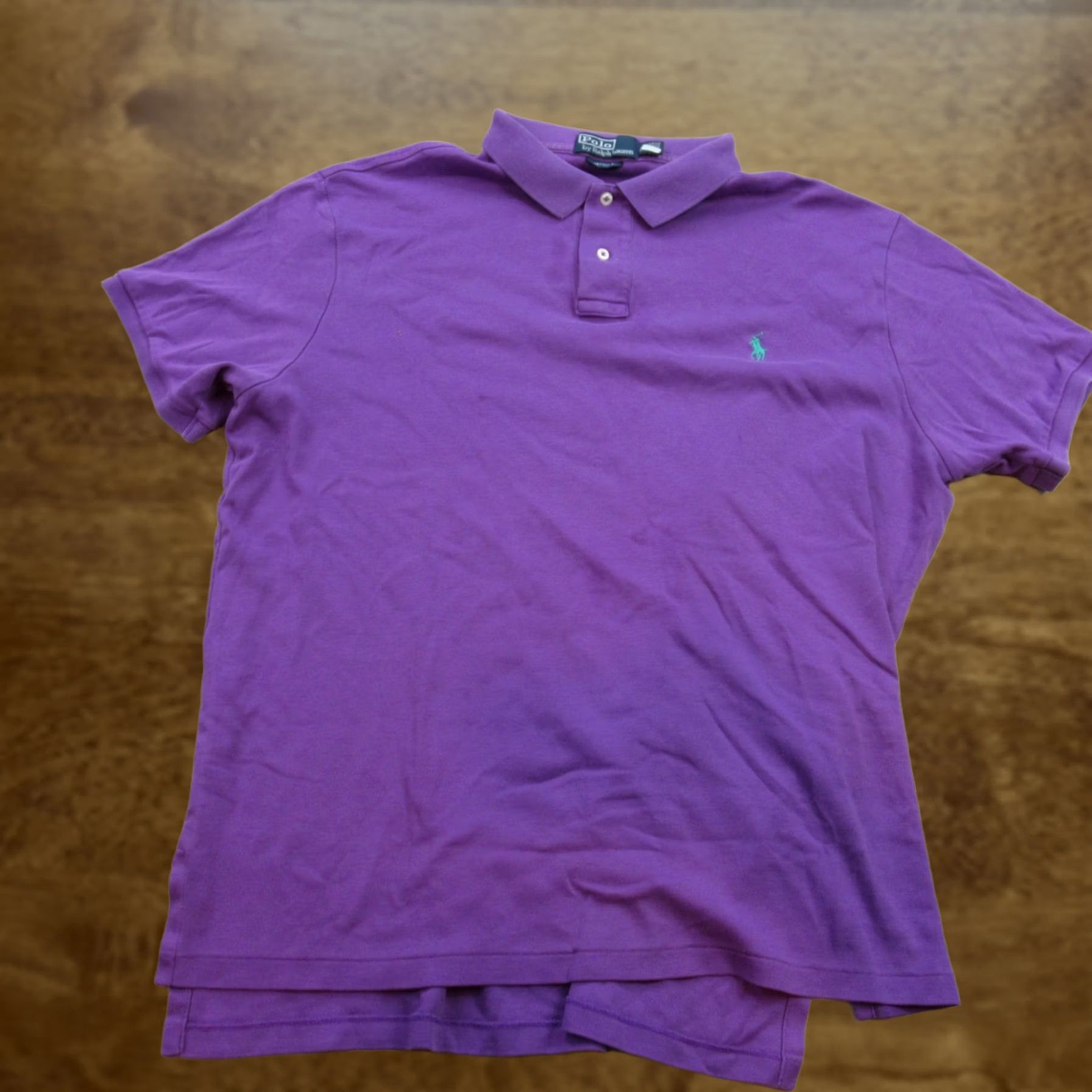 Polo Ralph Lauren Polo Ralph Lauren Shirt XL Mens Short Sleeve Custom Fit Golf Purple Size US XL / EU 56 / 4 - 1 Thumbnail