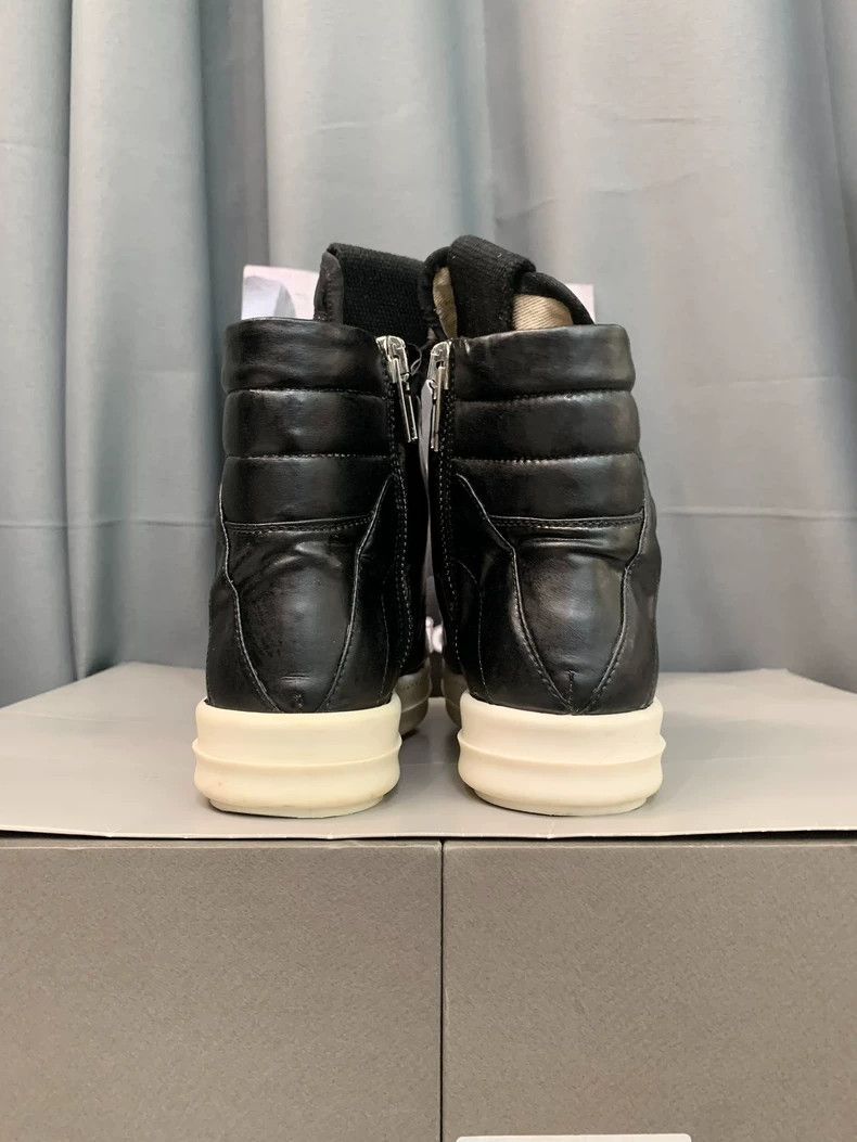 Rick Owens Rick Owens Black leather fashion witch boots with white so Size US 6 / IT 36 - 7 Thumbnail