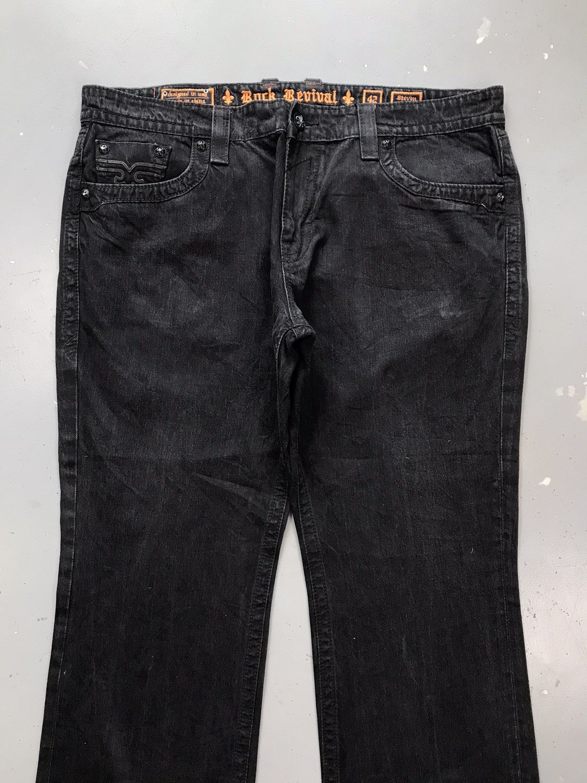 Rock Revival × Vintage Vintage rock revival embroidered denim Size US 44 / EU 60 - 4 Thumbnail