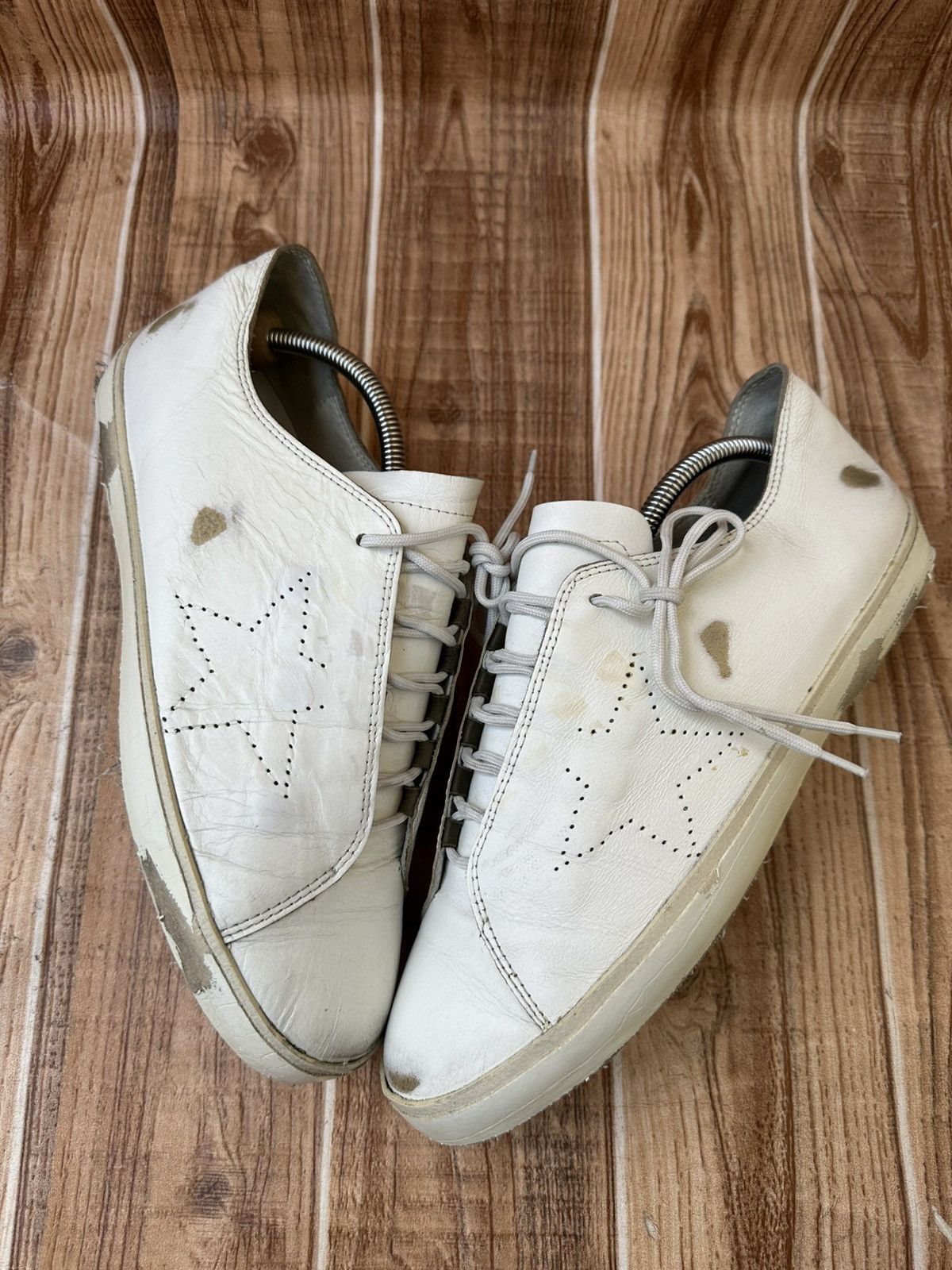 Golden Goose Golden Goose GGDB Superstar White Leather Lowtop Sneaks Size US 9 / EU 42 - 6 Thumbnail