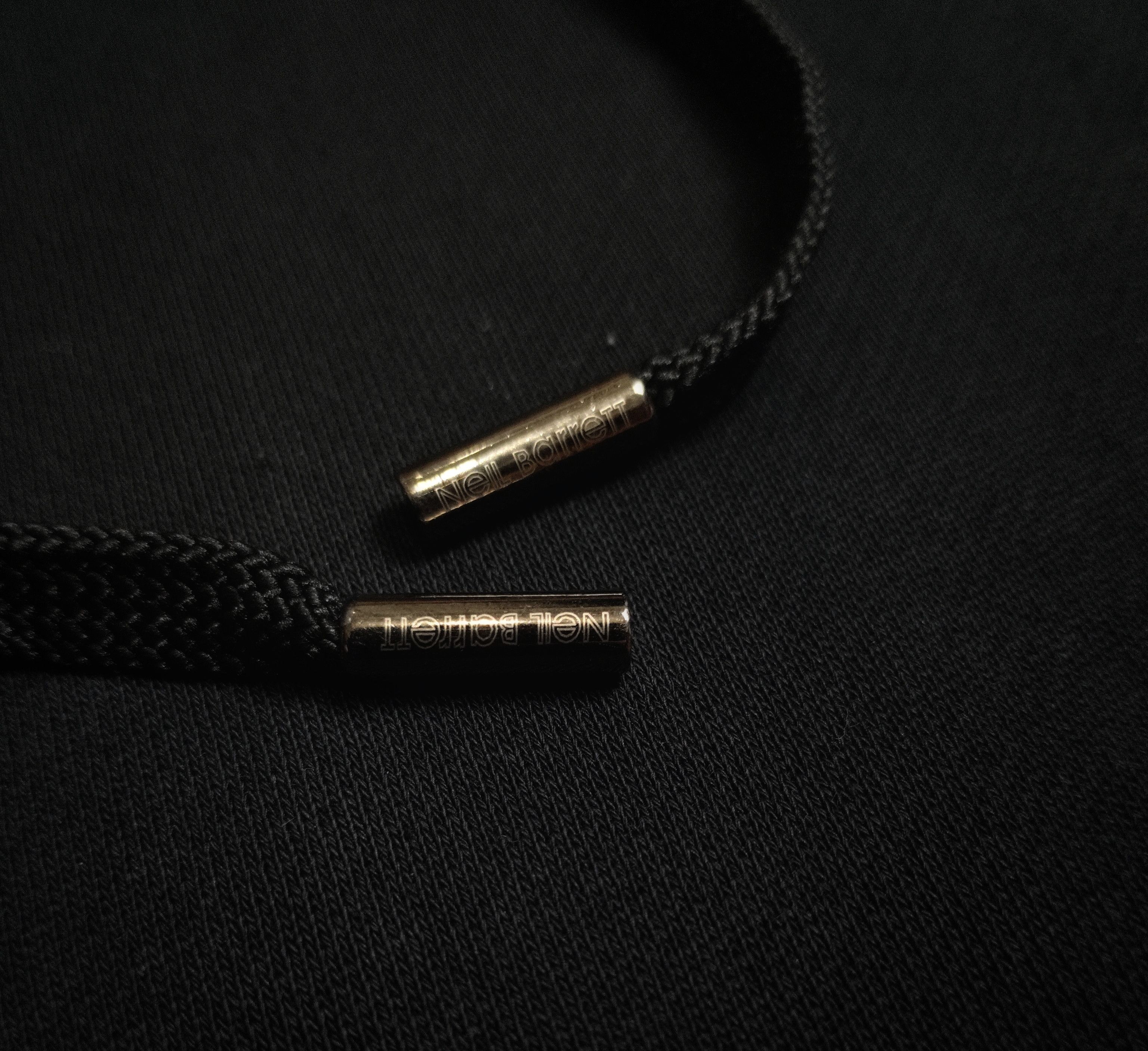 Neil Barrett Neil Barrett Black Panelled Modernist Retro Hoodie Size US S / EU 44-46 / 1 - 4 Thumbnail