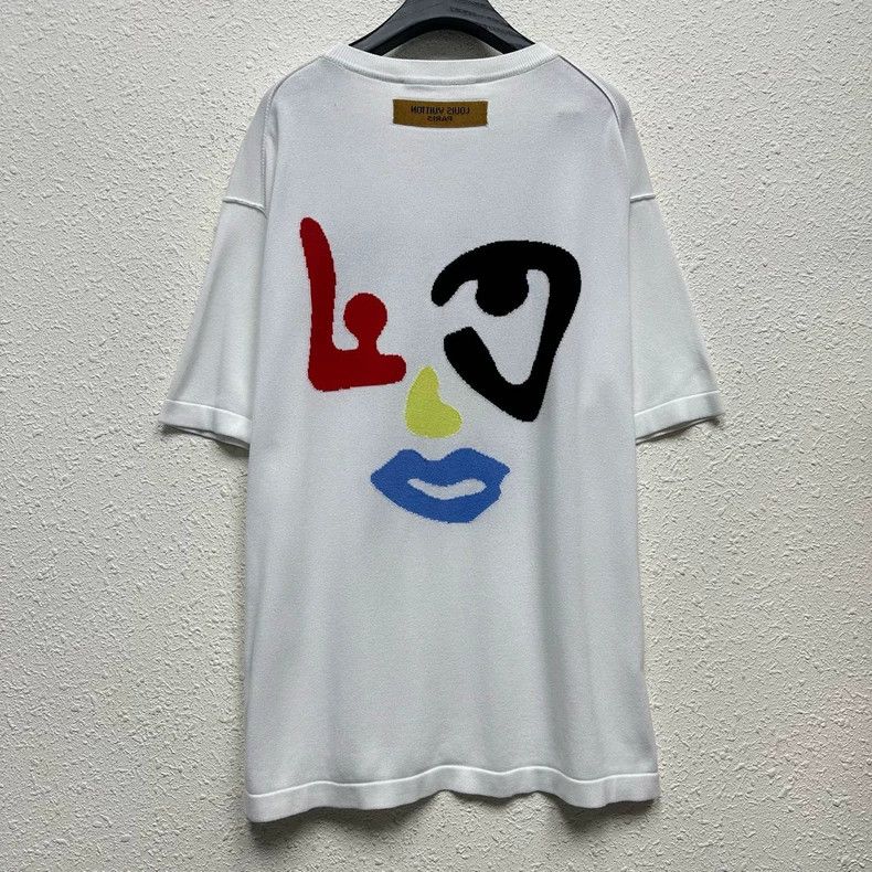 Louis Vuitton Louis Vuitton Clown Graffiti Knit Short Sleeve Size US XL / EU 56 / 4 - 1 Thumbnail