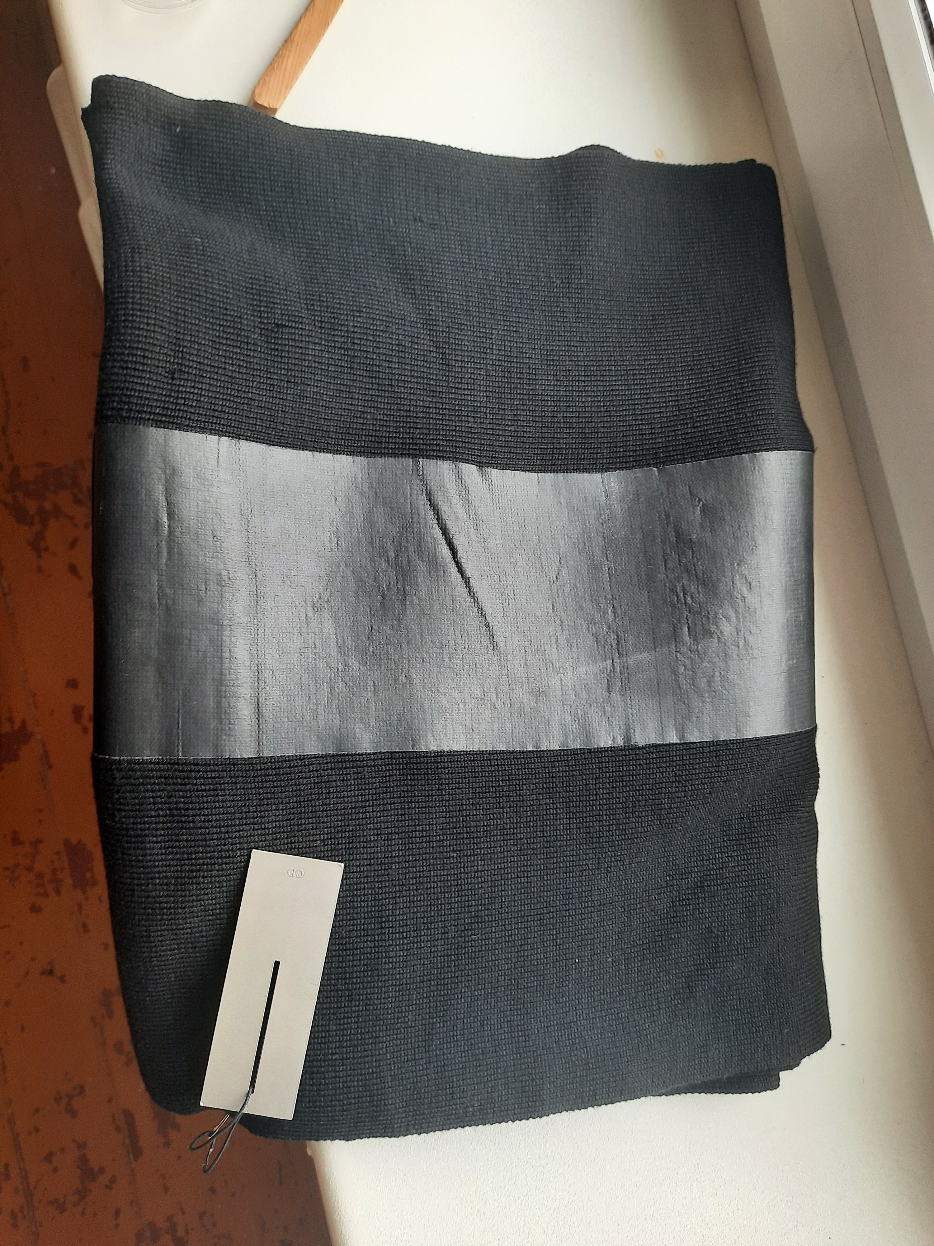 Dior × Hedi Slimane AW03 Luster Dior Homme Hedi Slimane Huge Long Wool Scarf Size ONE SIZE - 3 Thumbnail