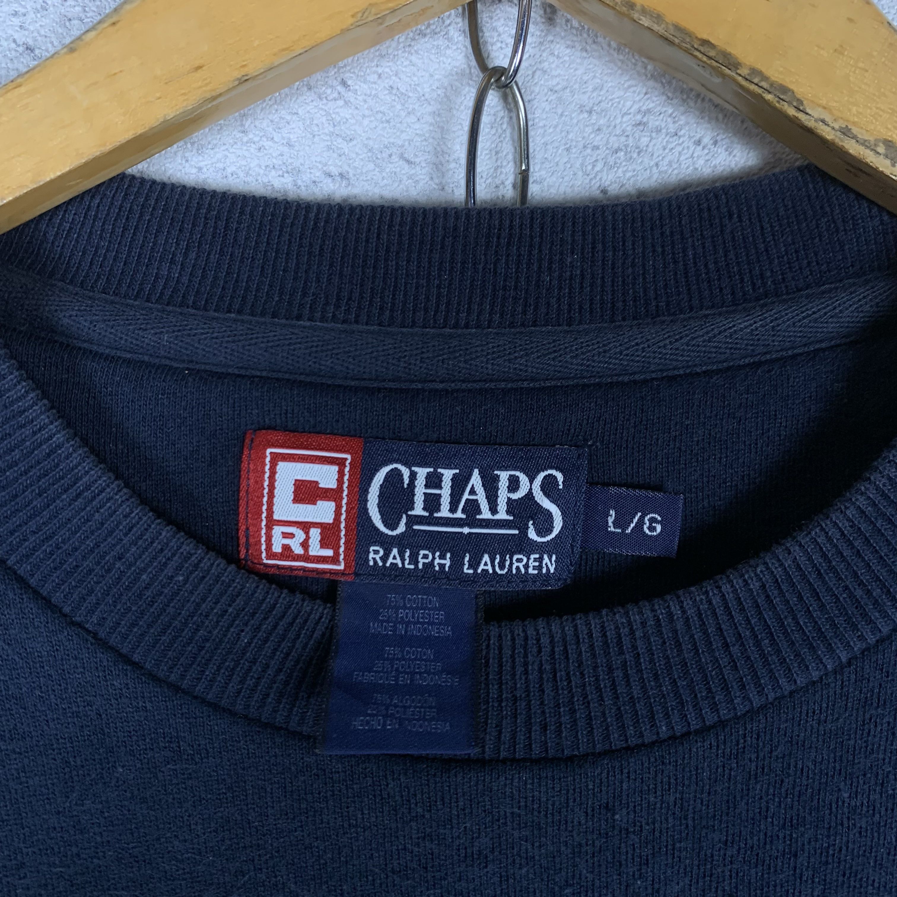 Chaps Ralph Lauren Vintage Chaps Ralph Lauren USA Flag Sweatshirt Crewneck Size US L / EU 52-54 / 3 - 3 Thumbnail