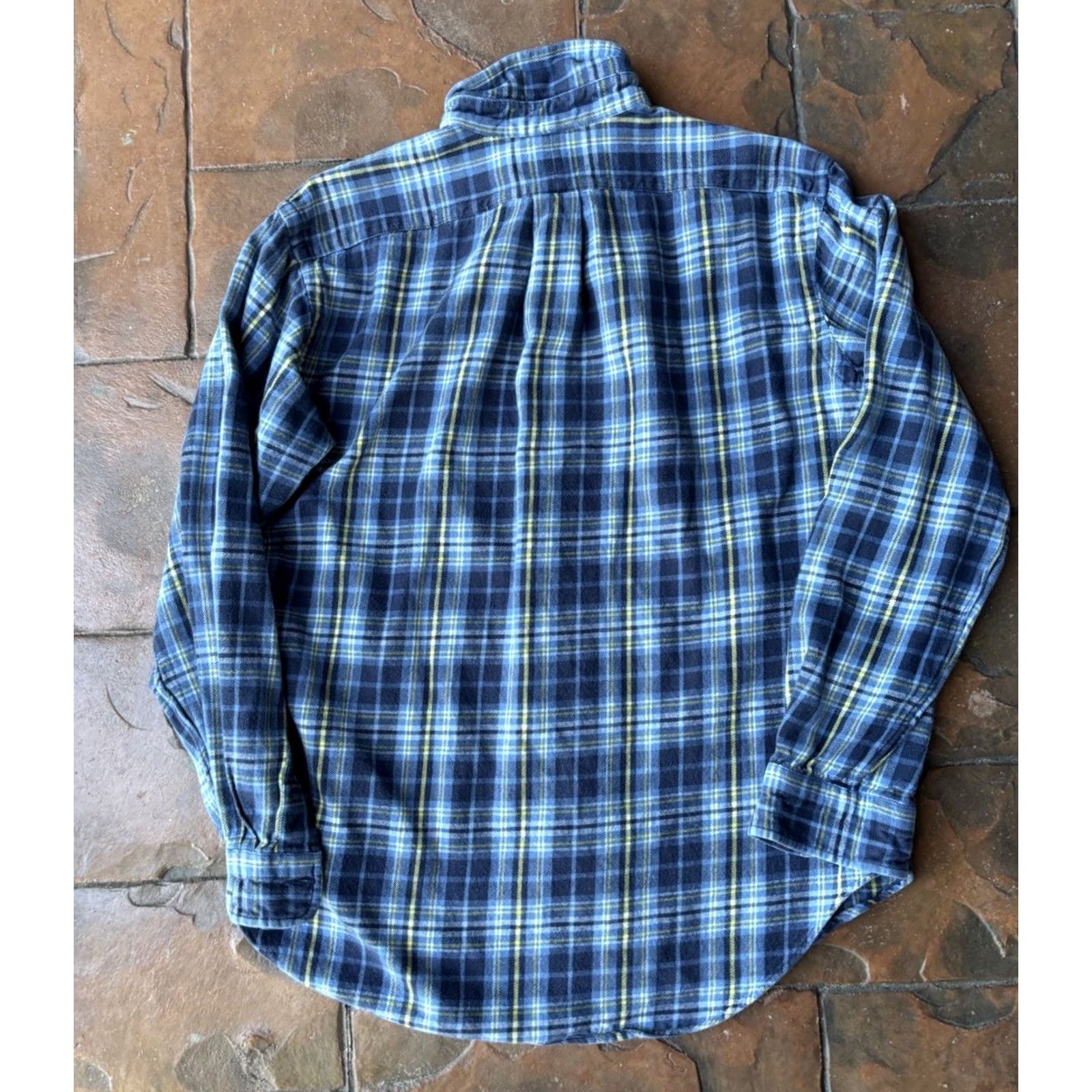 Ralph Lauren VINTAGE Ralph Lauren Classic Fit Button Up Shirt Men’s M Plaid Blue Long Sleeve Size US M / EU 48-50 / 2 - 3 Thumbnail