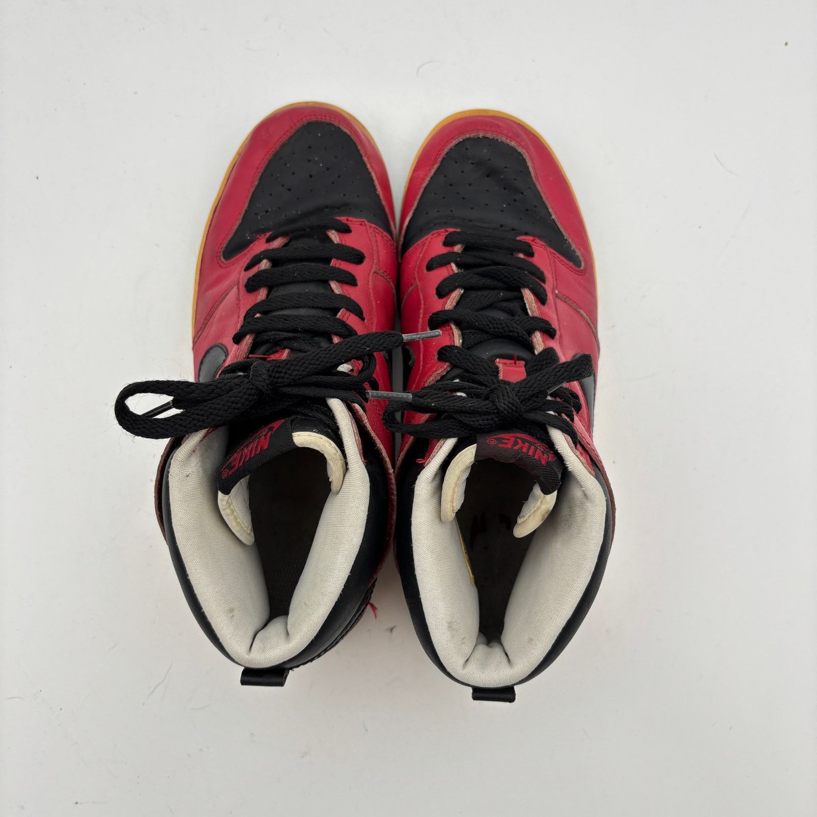 Nike × Vintage Vintage Nike Dunk High Red Sneakers Men's 8.5 309432-601 Size US 8.5 / EU 41-42 - 6 Thumbnail