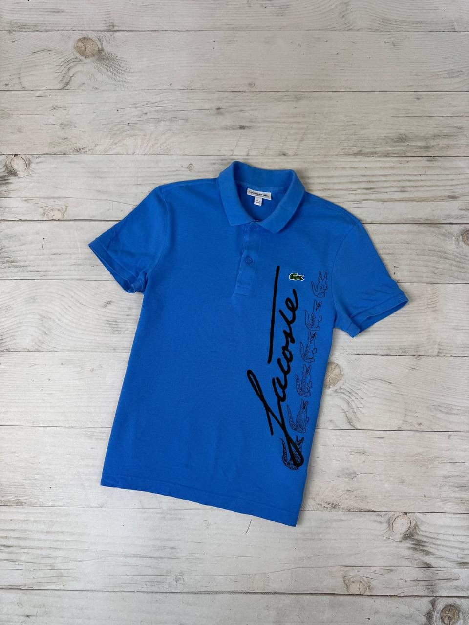 Lacoste Lacoste Big Logo Polo Shirt Tennis Size US XS / EU 42 / 0 - 1 Thumbnail