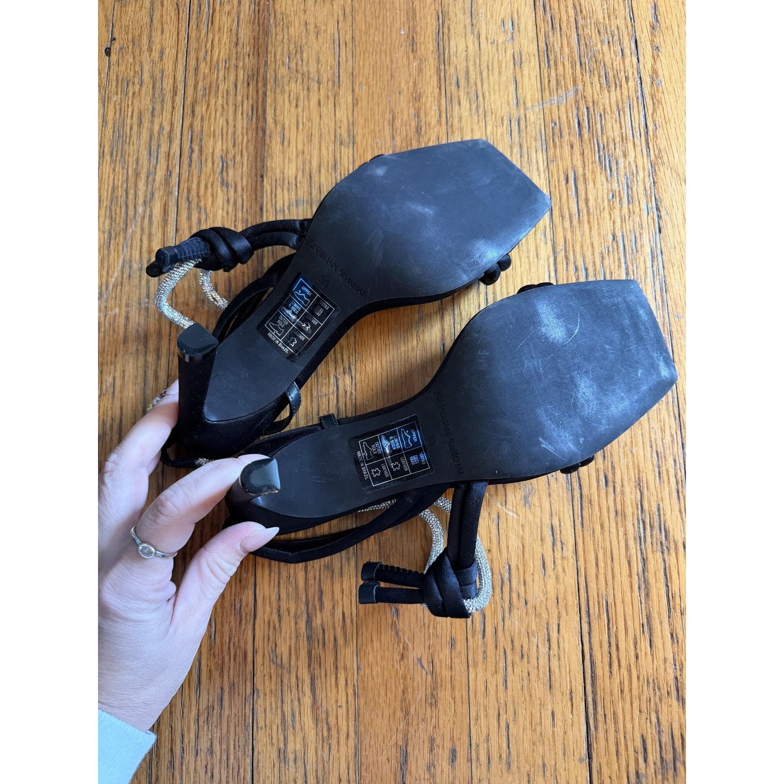 Jonathan Simkhai Jonathan Simkhai Cassie Sandals Womens Size 7.5 Black Size US 7.5 / IT 37.5 - 9 Thumbnail