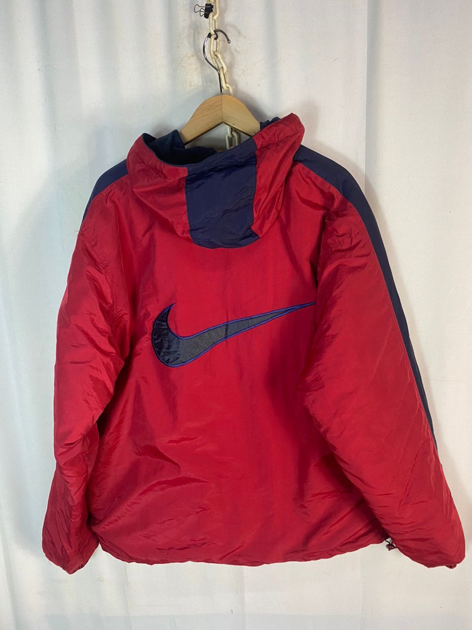 Nike × Vintage Unisex 🔥Vintage nike swoosh hoodie zipper jacket Size US L / EU 52-54 / 3 - 11 Thumbnail