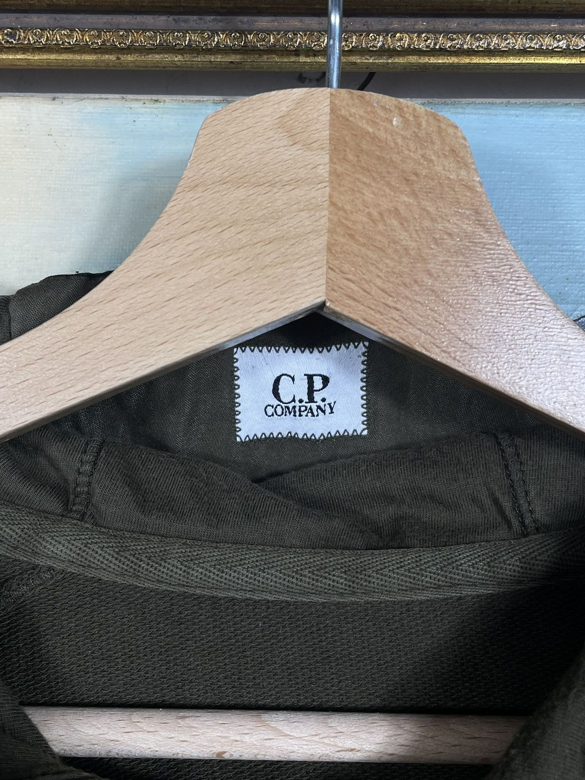 C.P. Company × Massimo Osti × Vintage C.P. Company Green Hoodie Sweatshirt Vintage Y2k Arms Lens Size US M / EU 48-50 / 2 - 7 Thumbnail